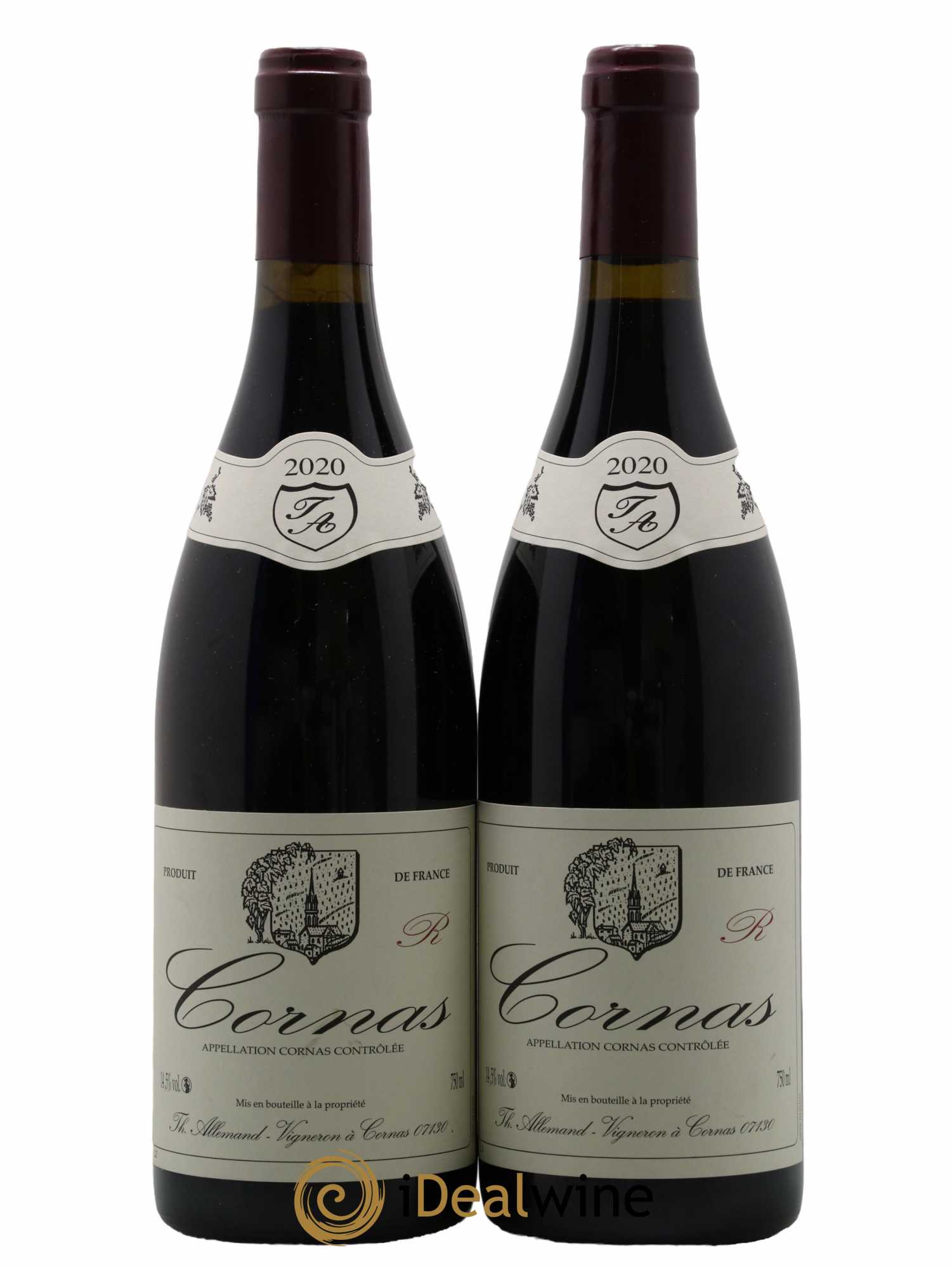 Cornas Reynard Thierry Allemand 2020 - Lot de 2 bouteilles - 0
