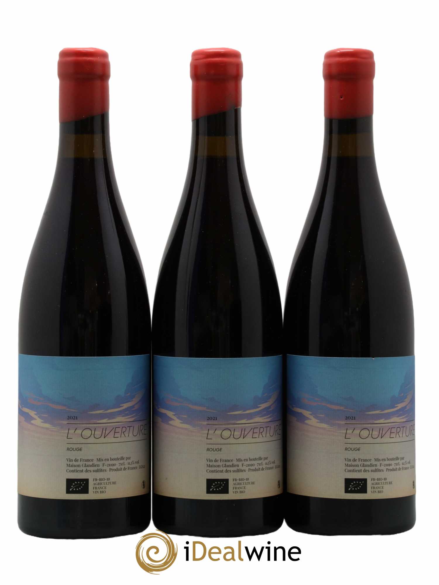 Vin de France L'Ouverture Maison Glandien 2021 - Lot de 3 bouteilles - 0