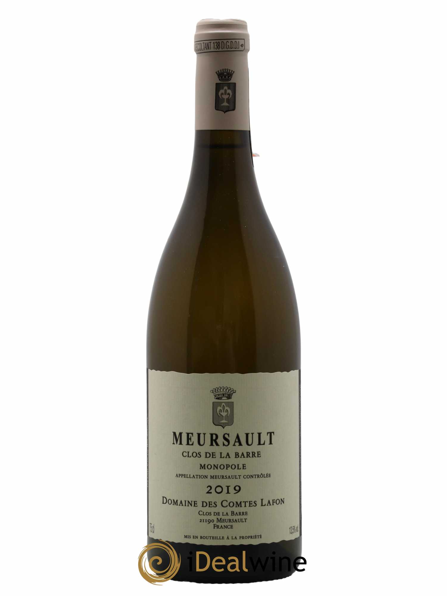 Meursault Clos de la Barre Comtes Lafon (Domaine des) 2019 - Lot de 1 bouteille - 0