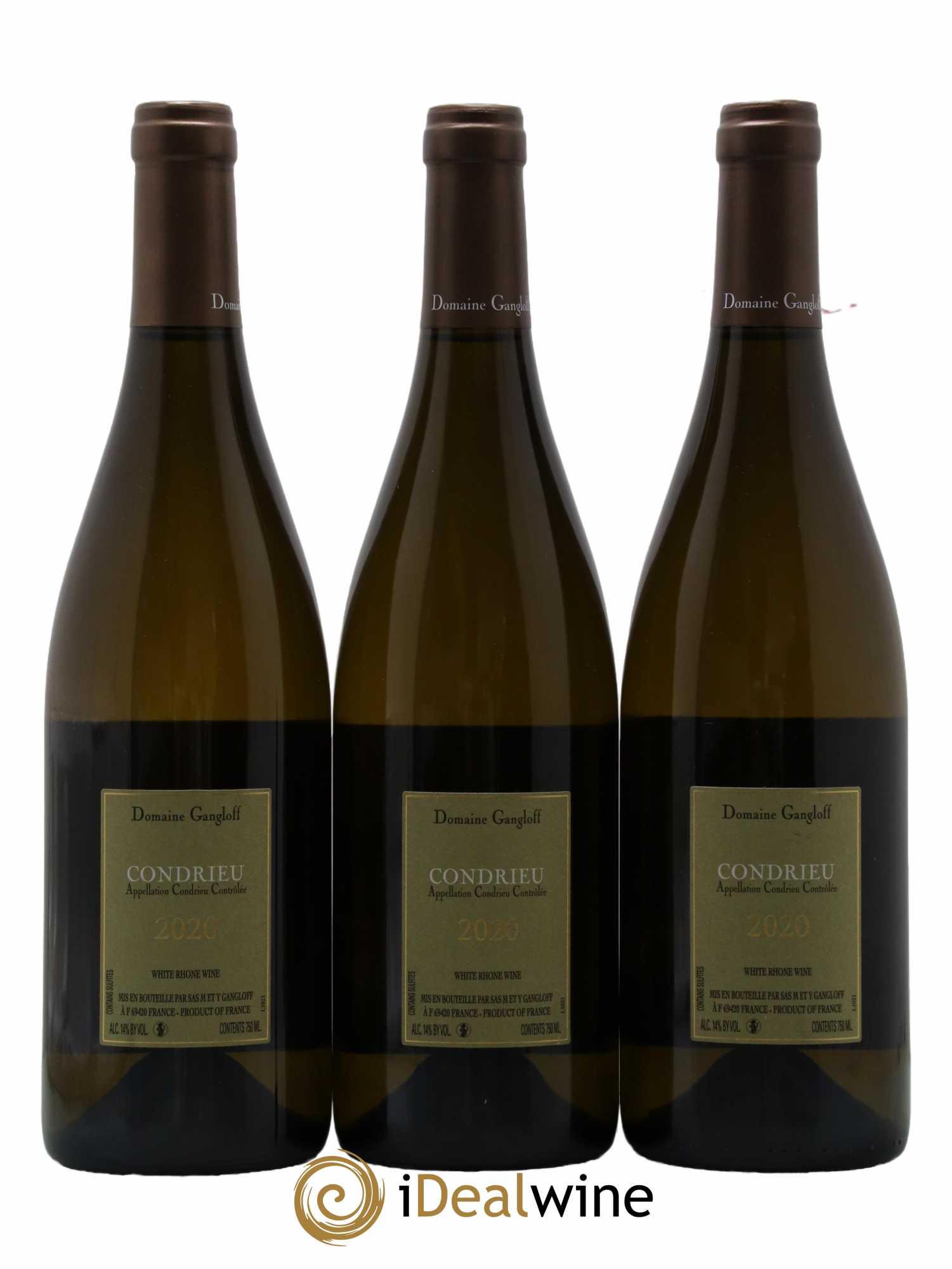 Condrieu Domaine Gangloff (Domaine) 2020 - Lot de 3 bouteilles - 1