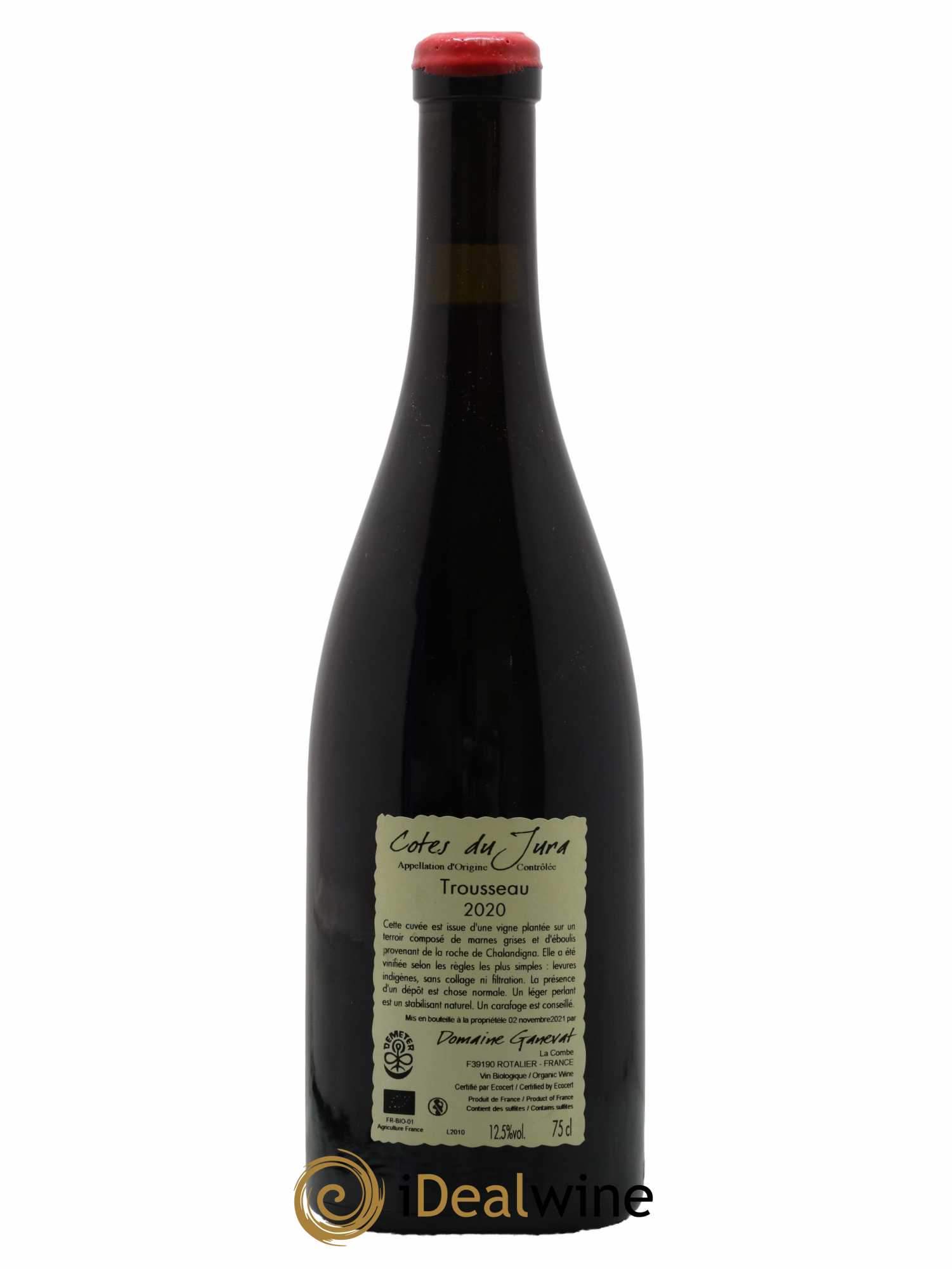 Côtes du Jura Plein Sud Jean-François Ganevat (Domaine) 2020 - Lot of 1 bottle - 1