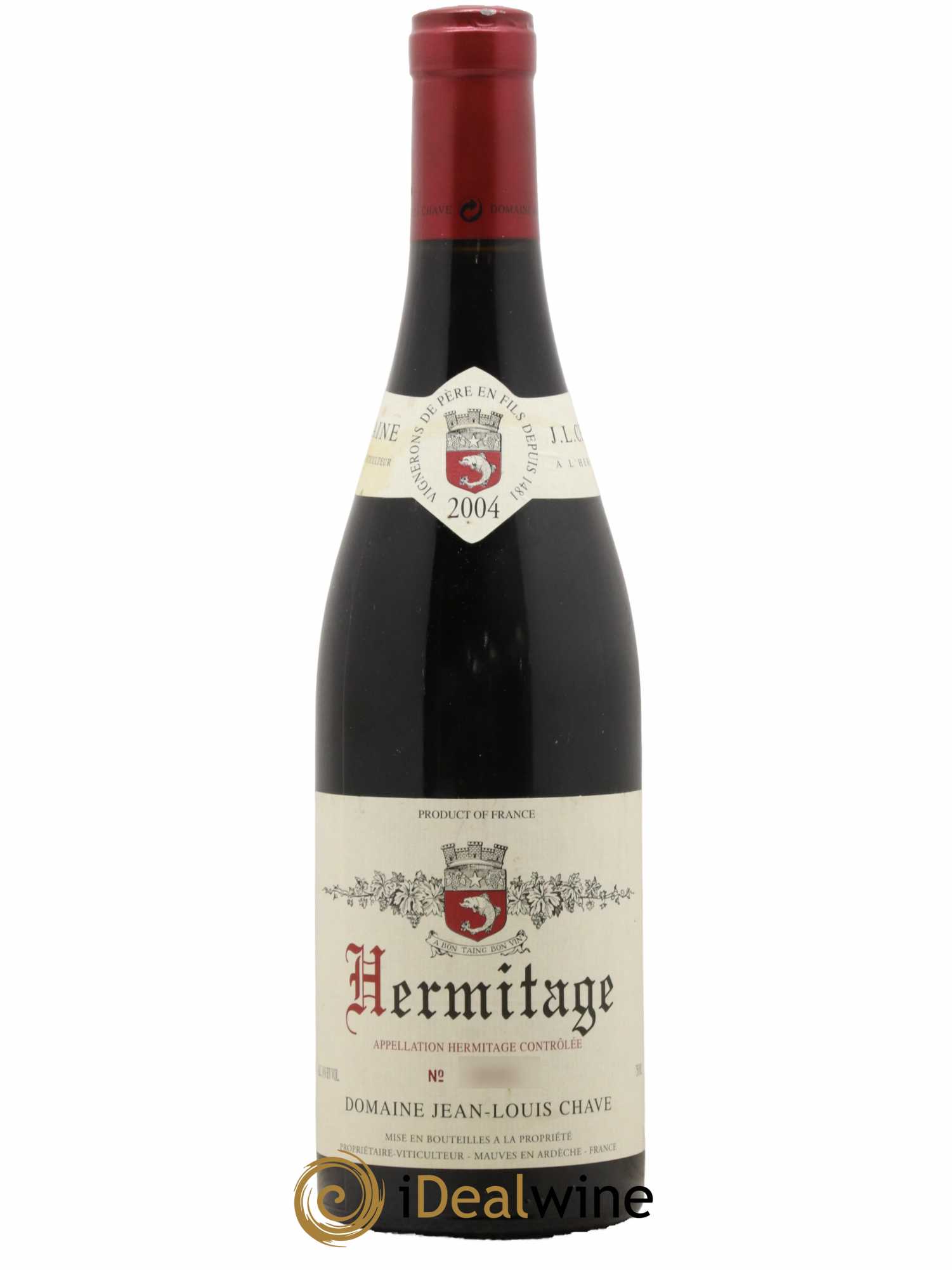 Hermitage Jean-Louis Chave 2004 - Posten von 1 Flasche - 0