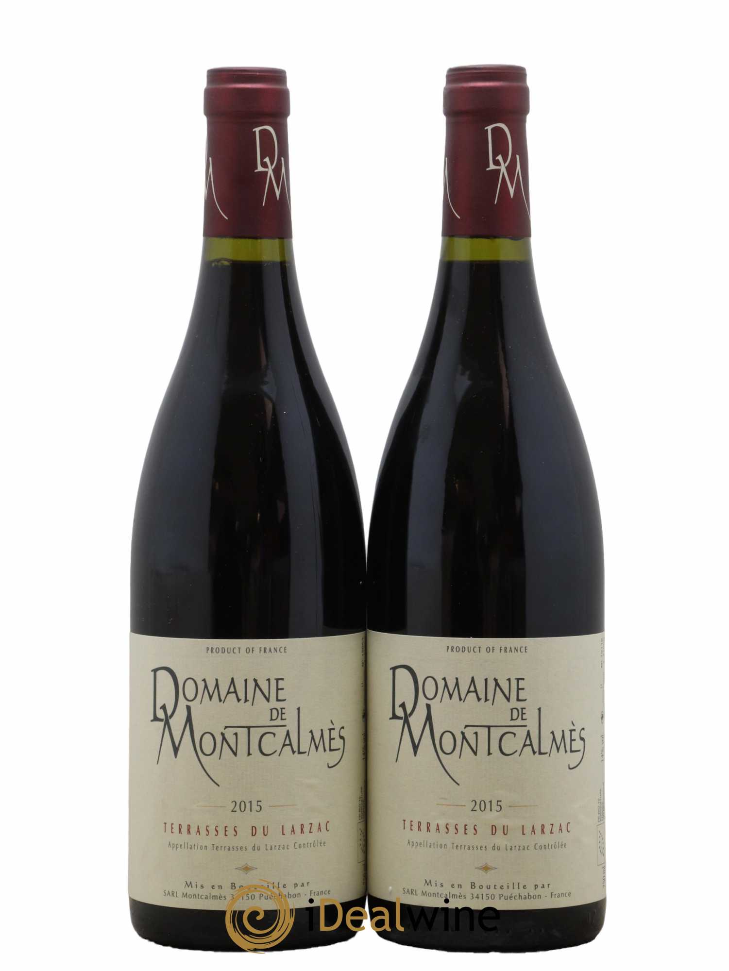 Terrasses du Larzac Domaine de Montcalmès Frédéric Pourtalié 2015 - Lot de 2 bouteilles - 0