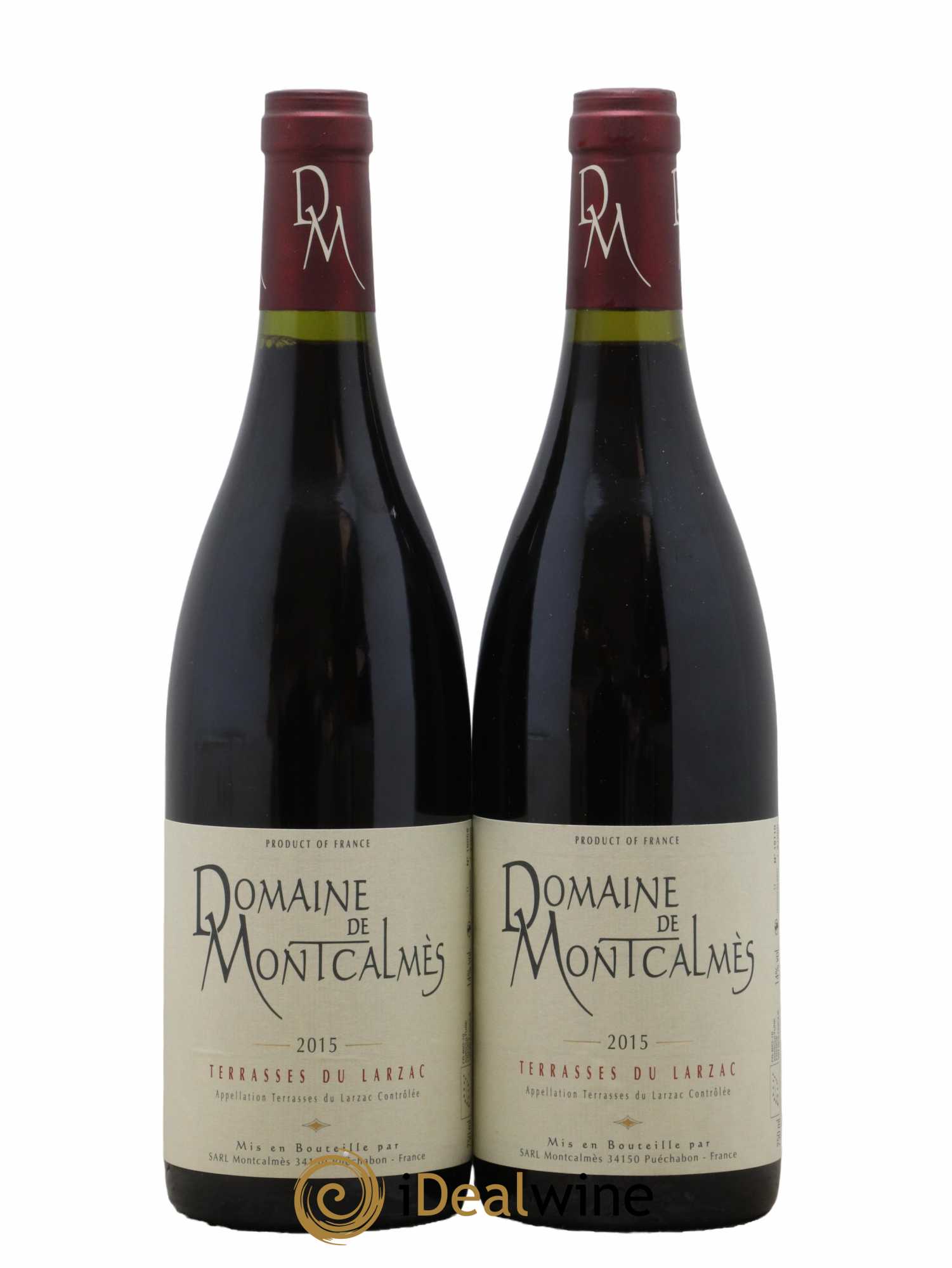 Terrasses du Larzac Domaine de Montcalmès Frédéric Pourtalié 2015 - Lot de 2 bouteilles - 0