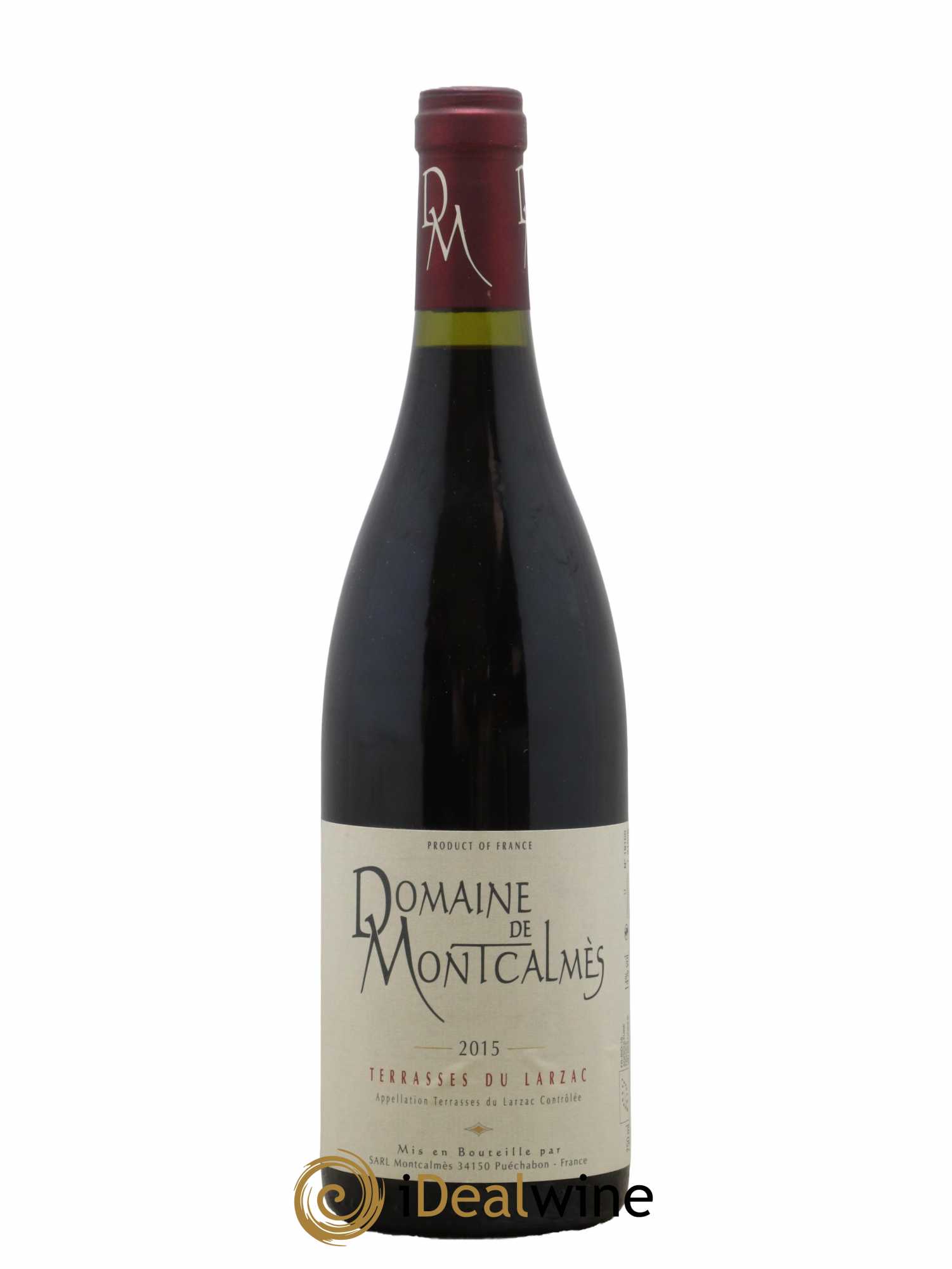 Terrasses du Larzac Domaine de Montcalmès Frédéric Pourtalié 2015 - Lot de 1 bouteille - 0