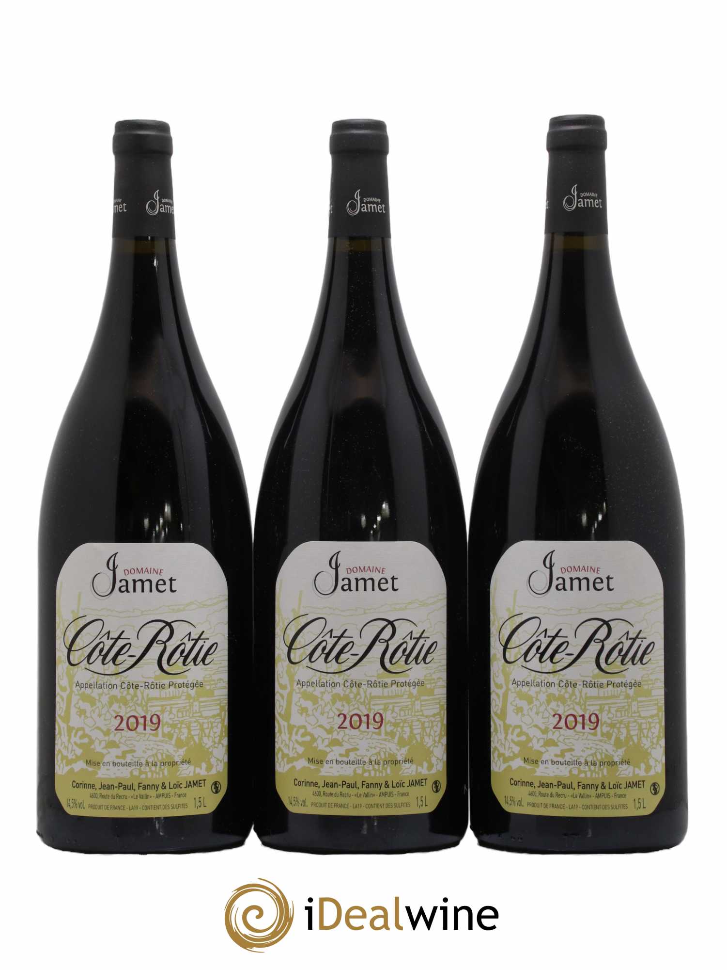 Côte-Rôtie Jamet (Domaine) 2019 - Lot de 3 magnums - 0