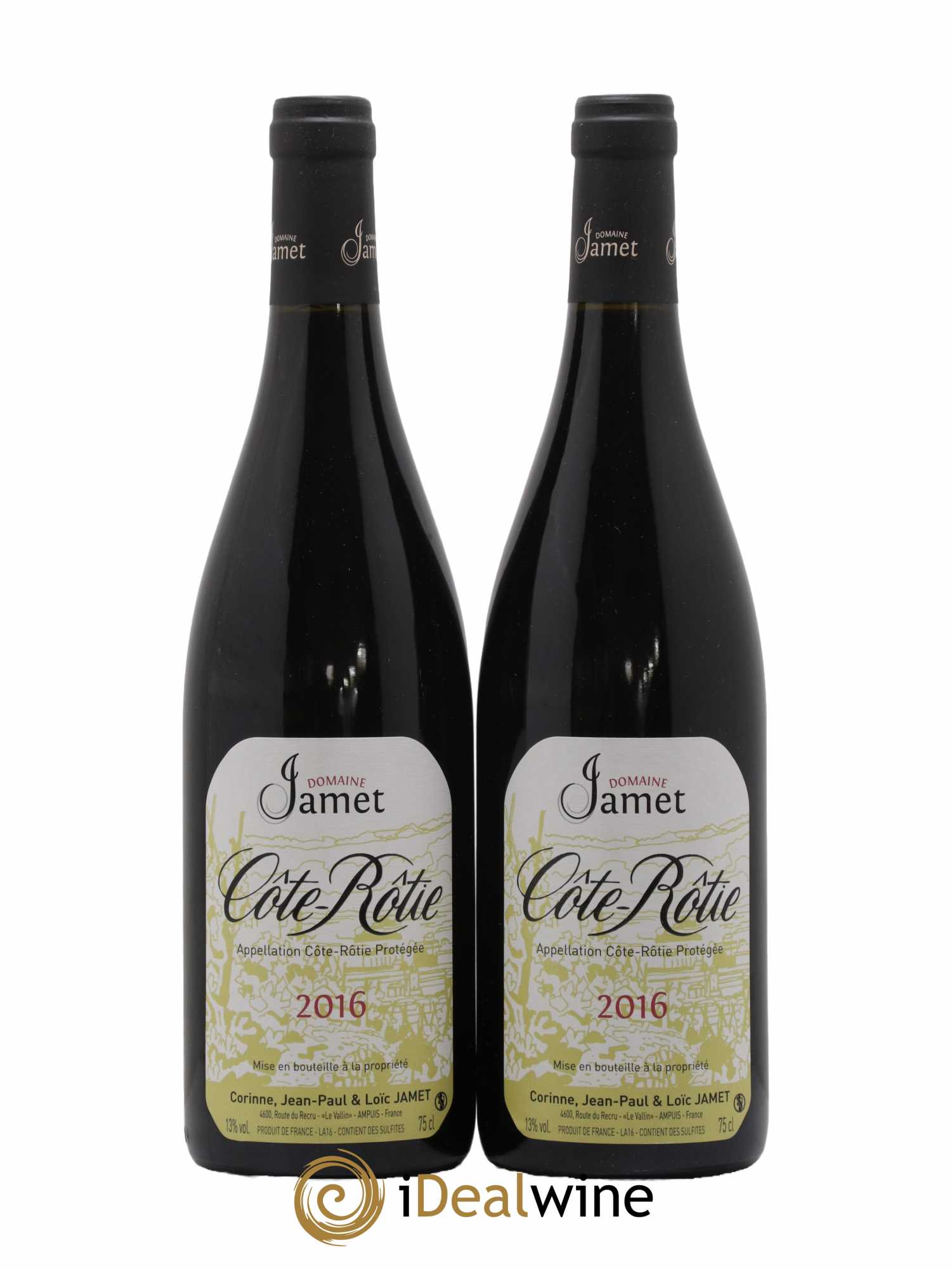 Côte-Rôtie Jamet (Domaine) 2016 - Lot de 2 bouteilles - 0
