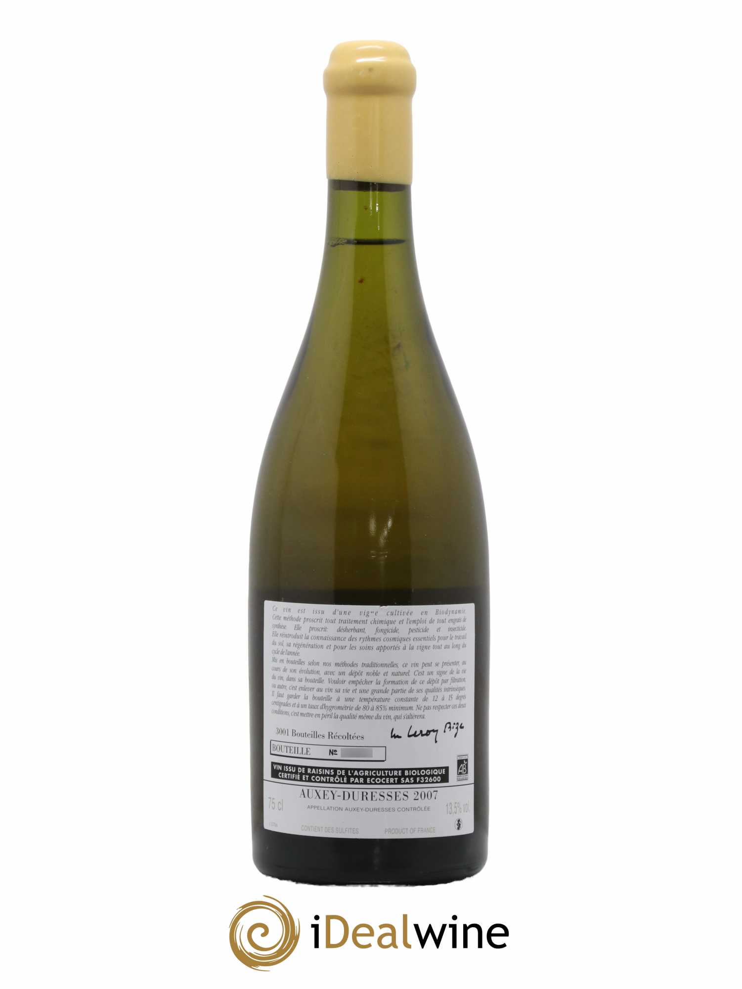 Auxey-Duresses d'Auvenay (Domaine) 2007 - Lot de 1 bouteille - 1