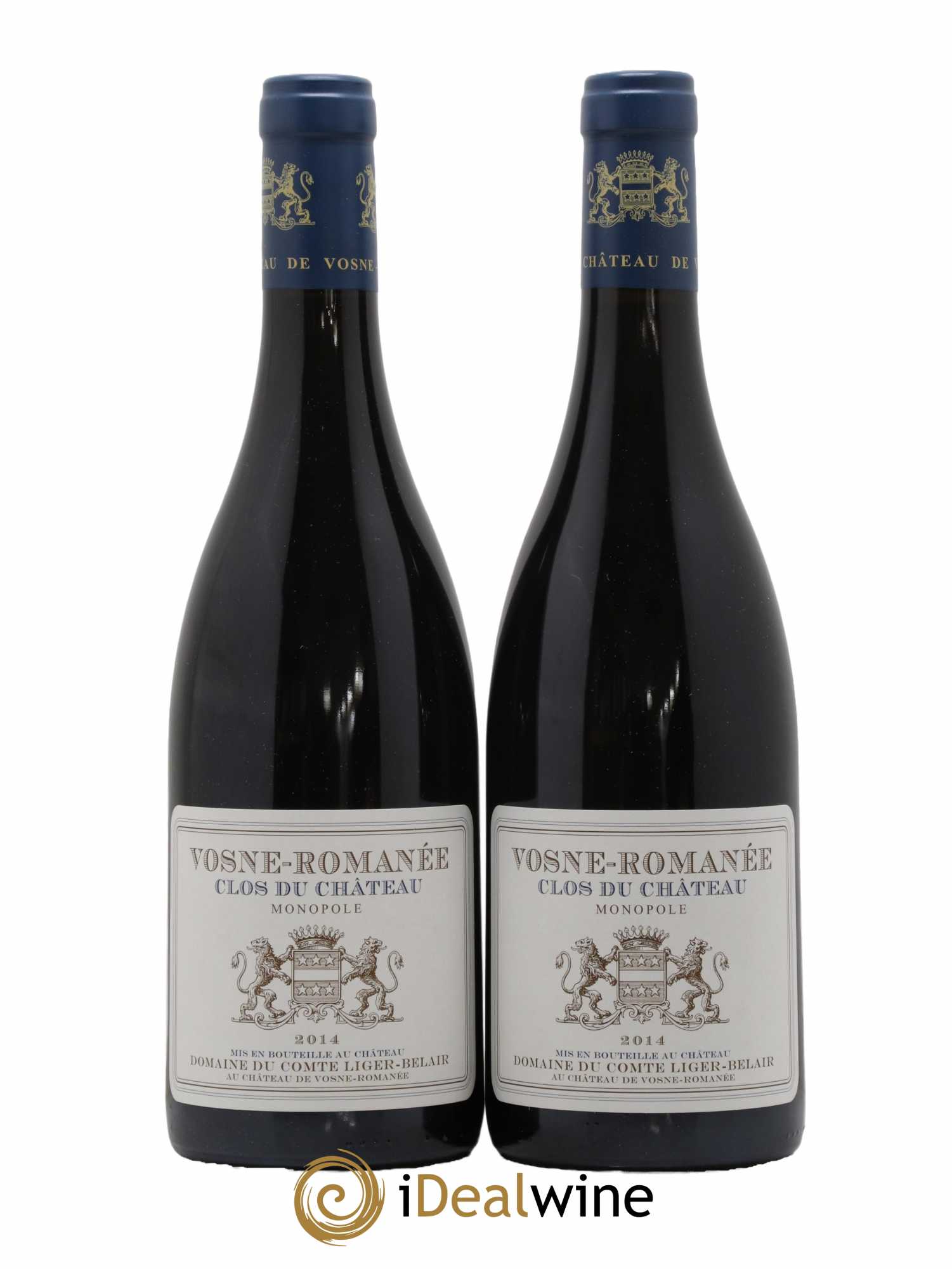 Vosne-Romanée Clos du Château Comte Liger-Belair (Domaine du) 2014 - Lot of 2 bottles - 0