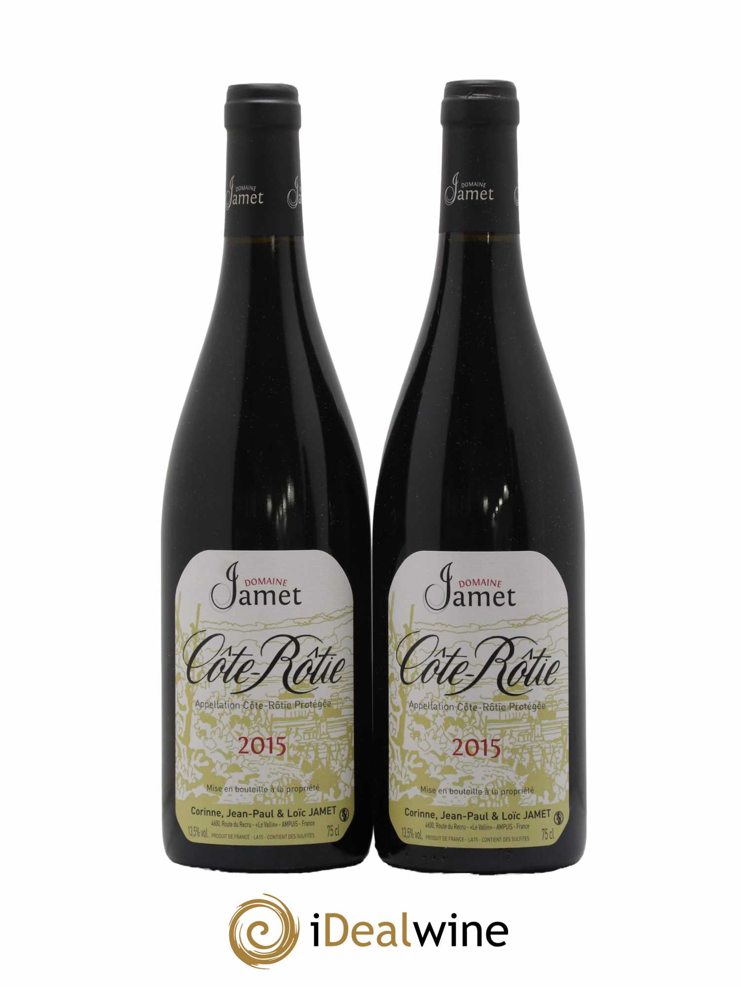Côte-Rôtie Jamet (Domaine) 2015 - Lot de 2 bouteilles - 0
