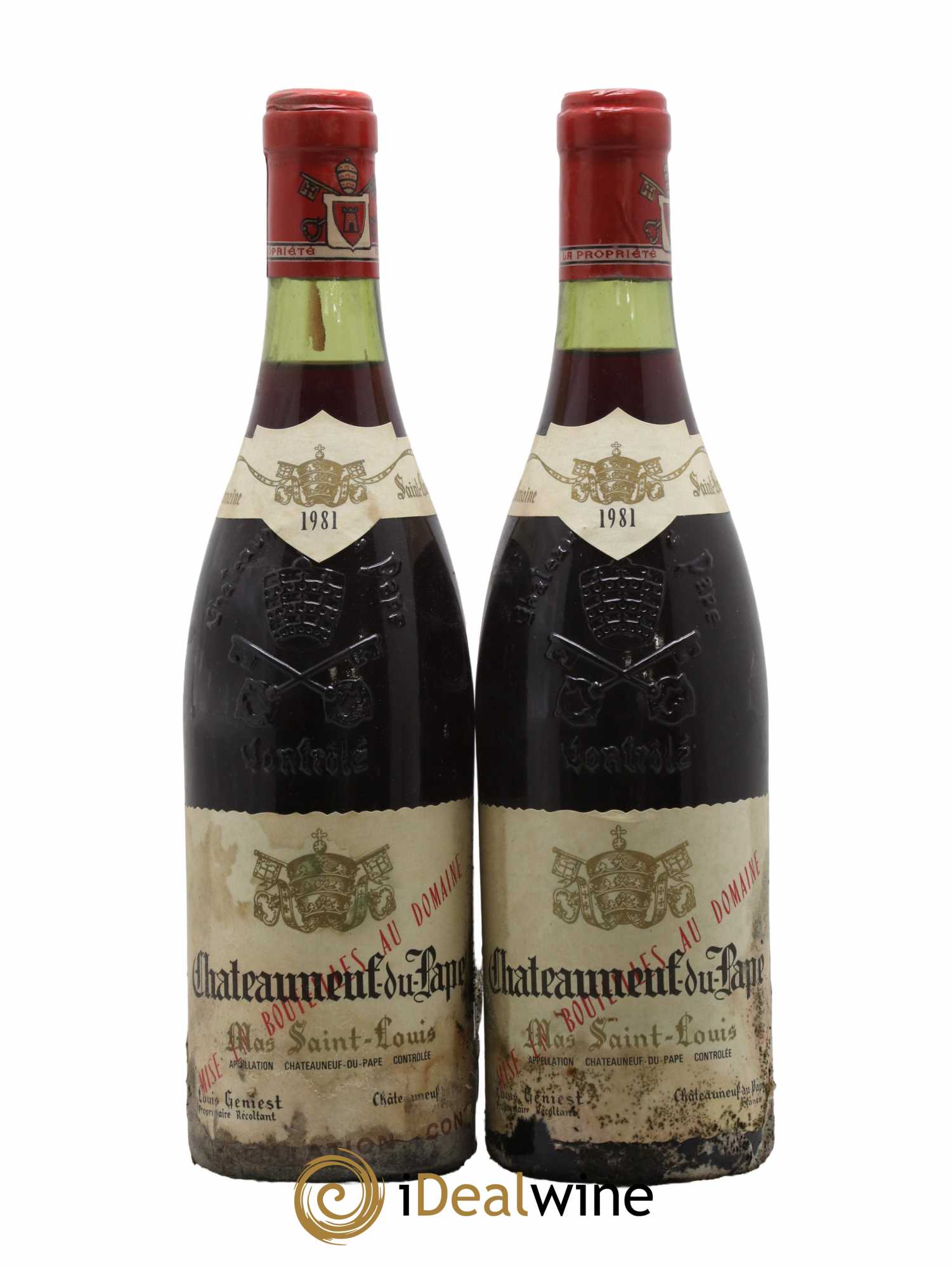 Châteauneuf-du-Pape Tradition Mas Saint-Louis 1981 - Lot de 2 bouteilles - 0