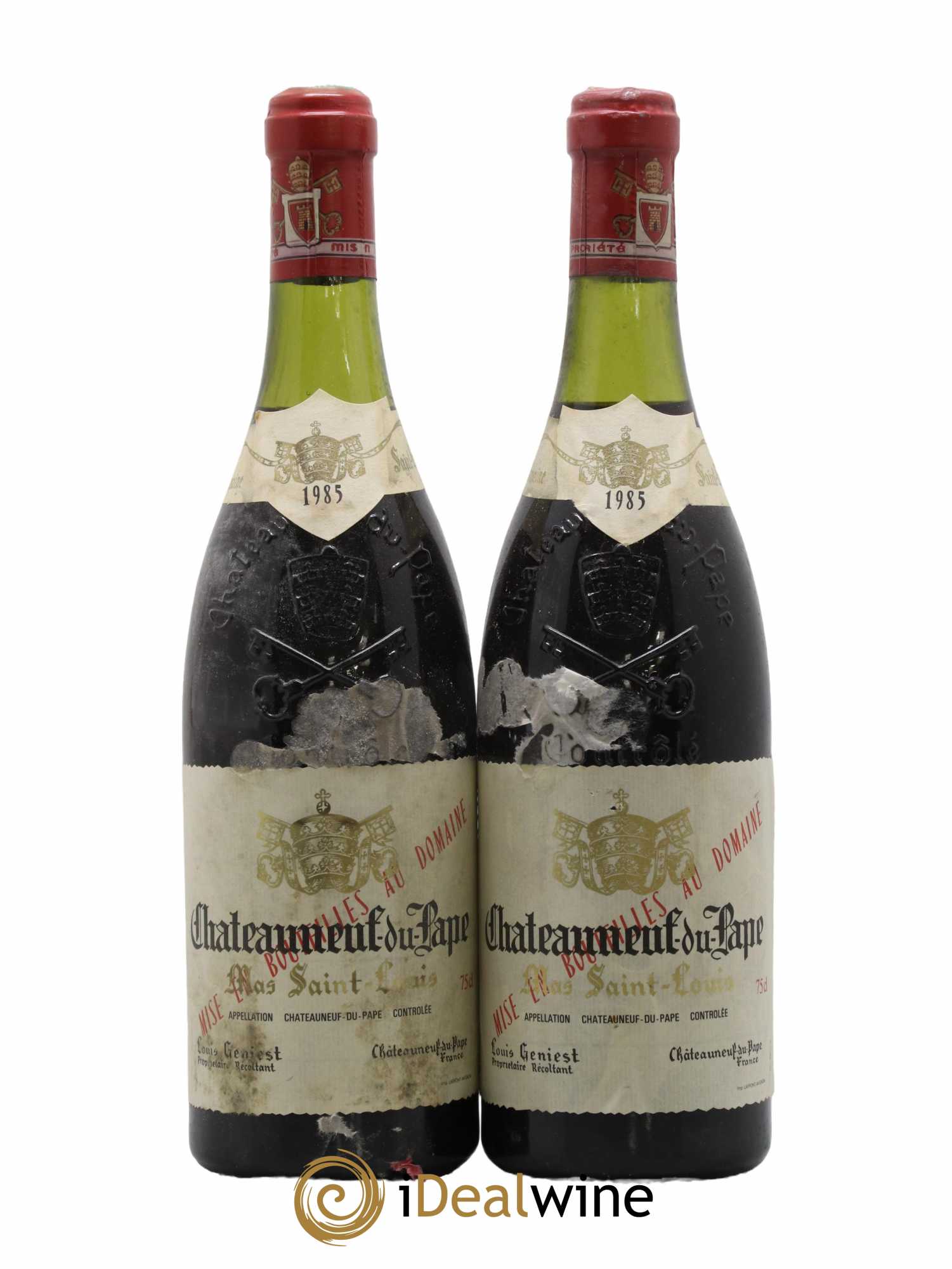 Châteauneuf-du-Pape Tradition Mas Saint-Louis 1985 - Lot de 2 bouteilles - 0