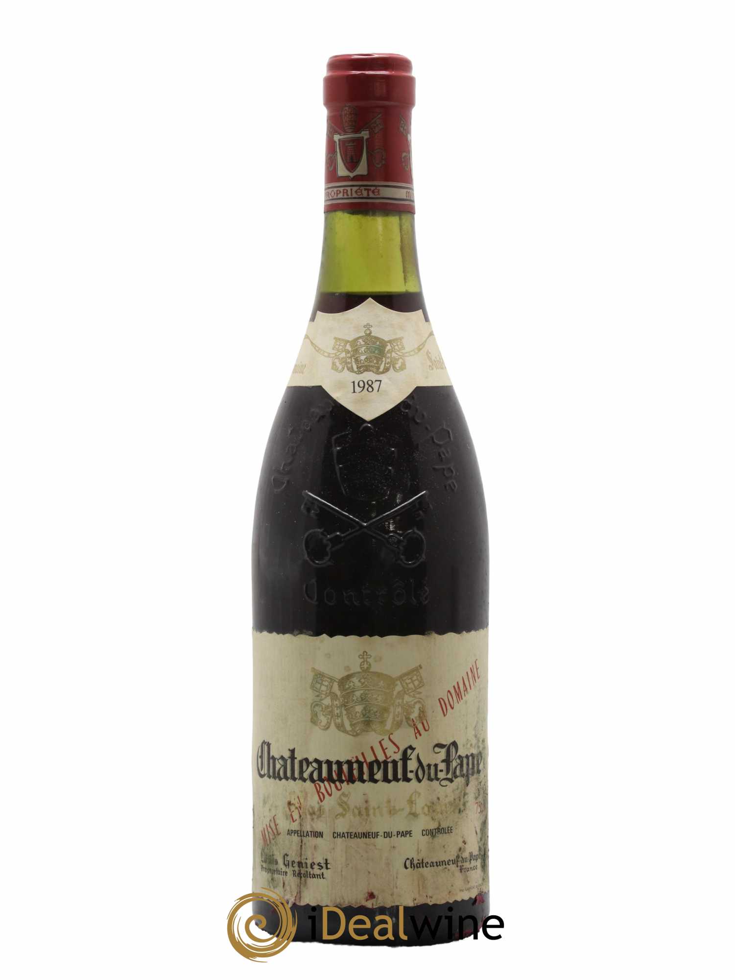 Châteauneuf-du-Pape Tradition Mas Saint-Louis 1987 - Lot de 1 bouteille - 0