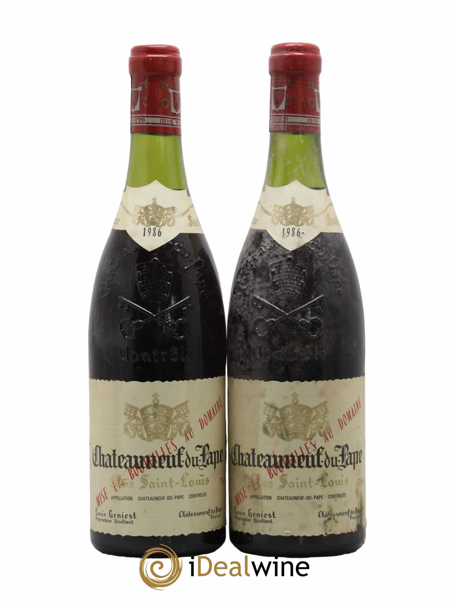Châteauneuf-du-Pape Tradition Mas Saint-Louis 1986 - Lot de 2 bouteilles - 0