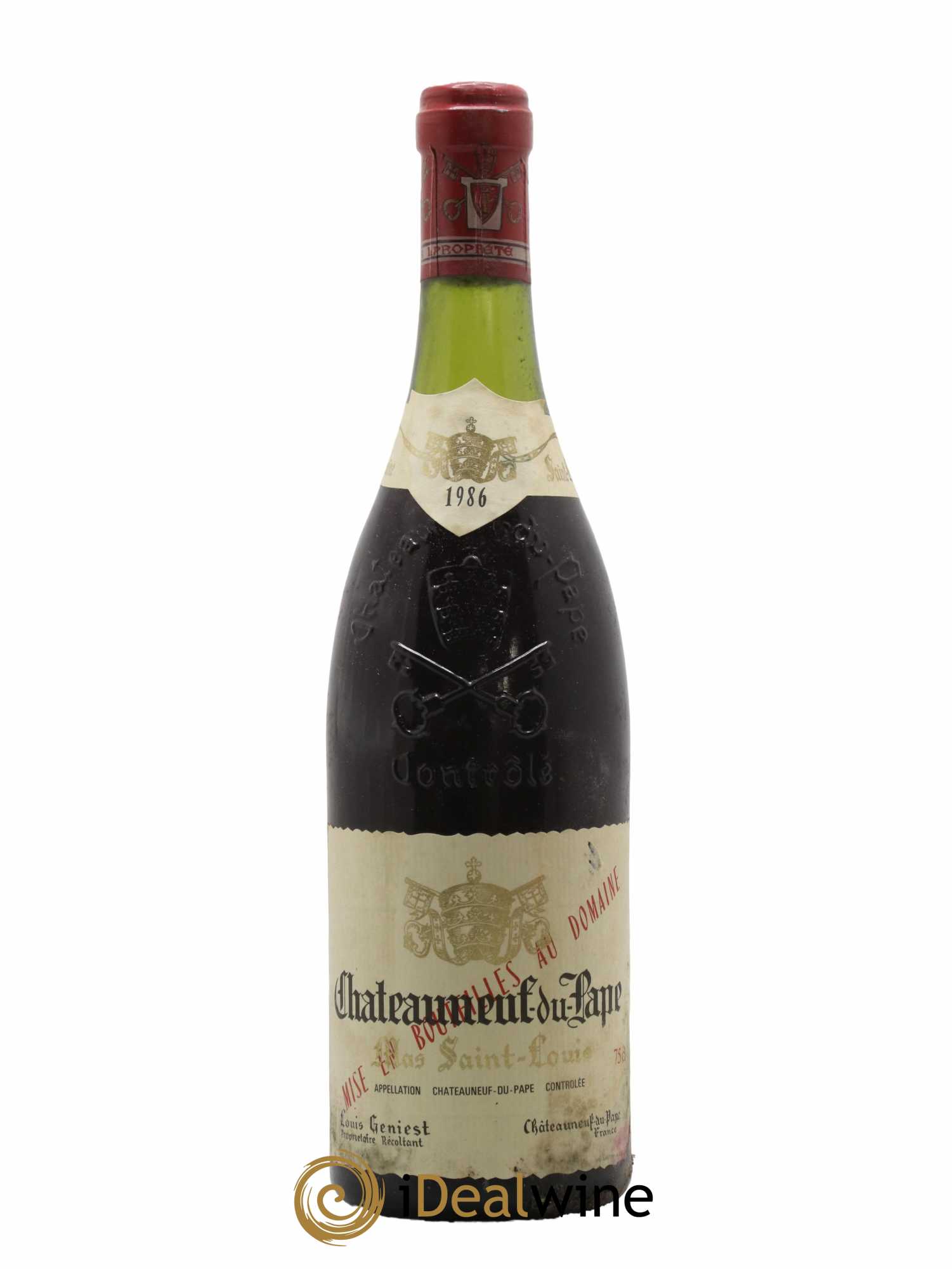 Châteauneuf-du-Pape Tradition Mas Saint-Louis 1986 - Lot de 1 bouteille - 0