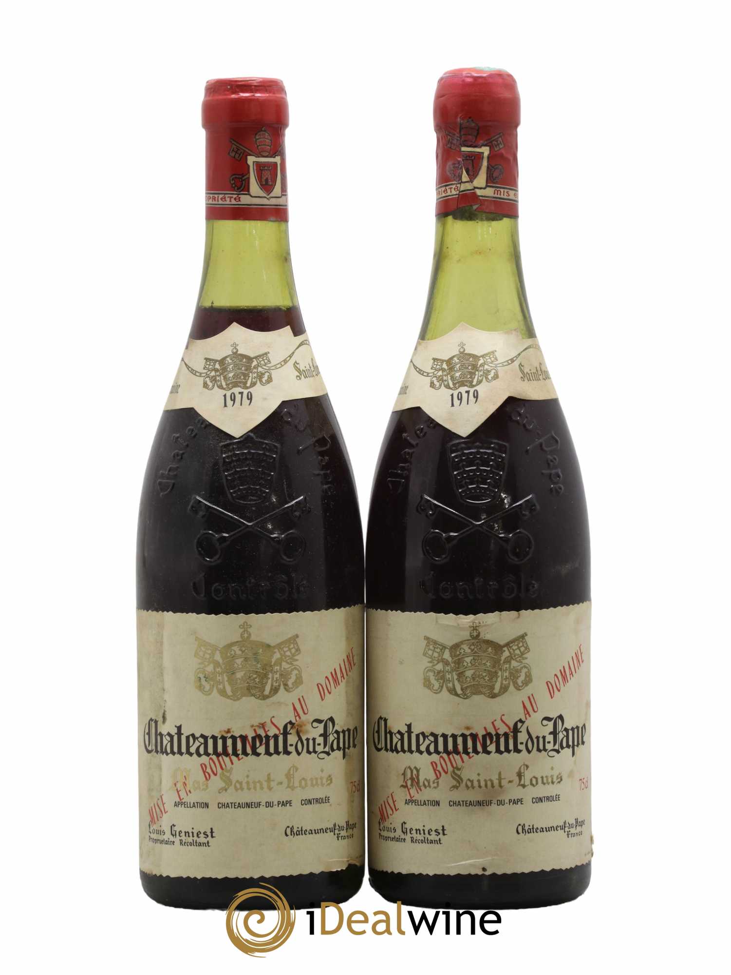 Châteauneuf-du-Pape Tradition Mas Saint-Louis 1980 - Lot de 2 bouteilles - 0