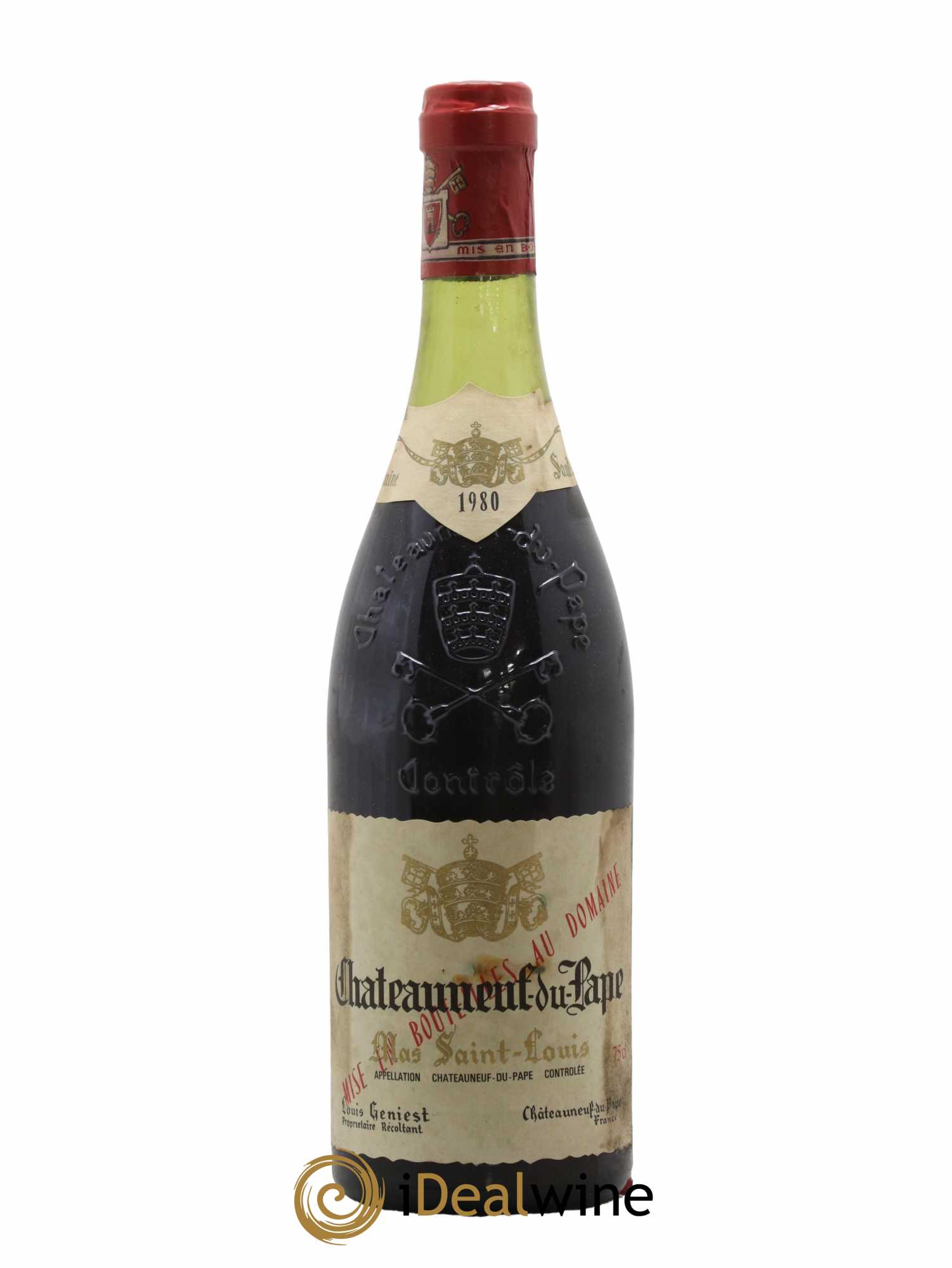 Châteauneuf-du-Pape Tradition Mas Saint-Louis 1980 - Lot de 1 bouteille - 0