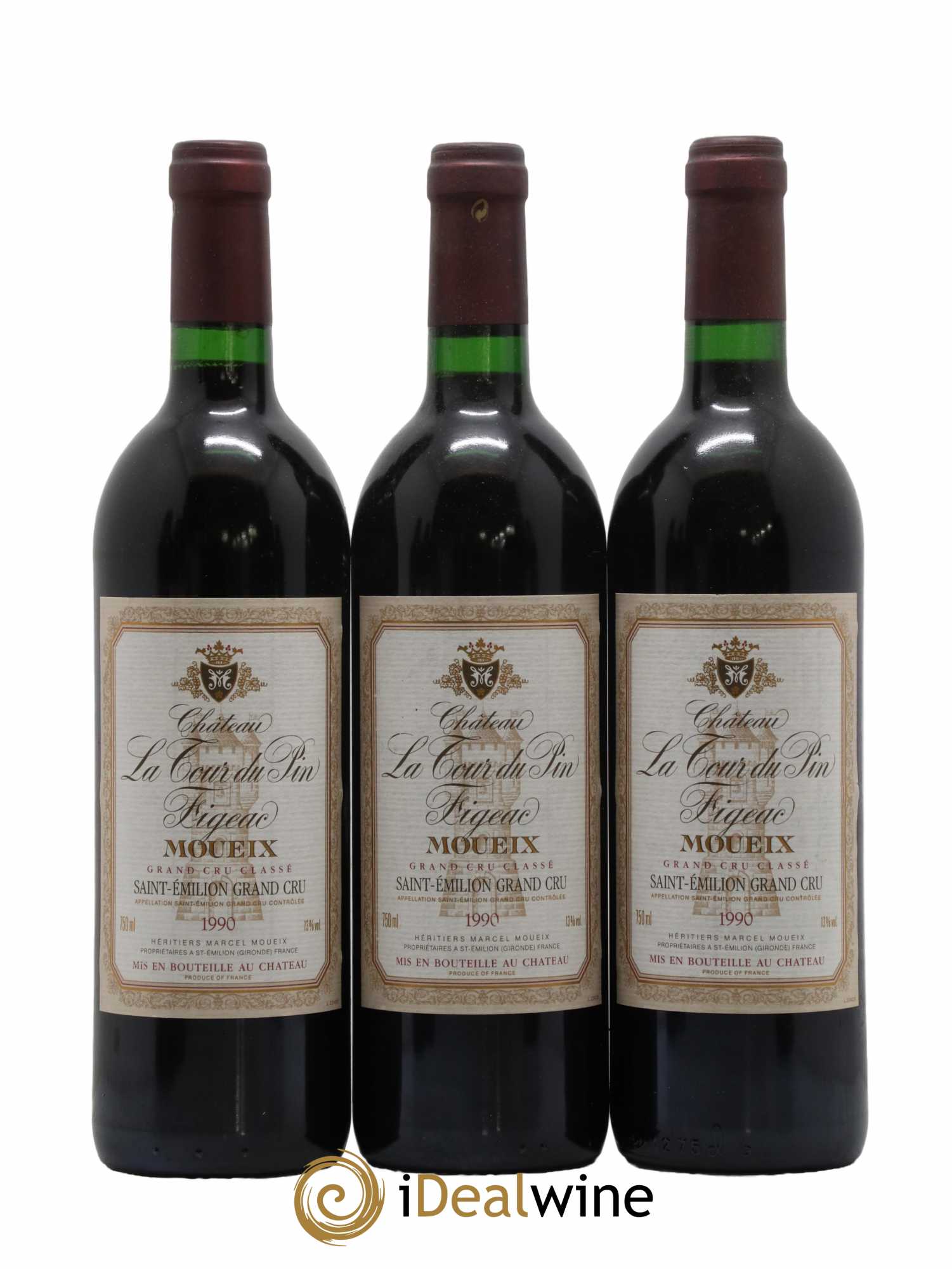Château la Tour du Pin Figeac 1990 - Lot de 6 bouteilles - 1