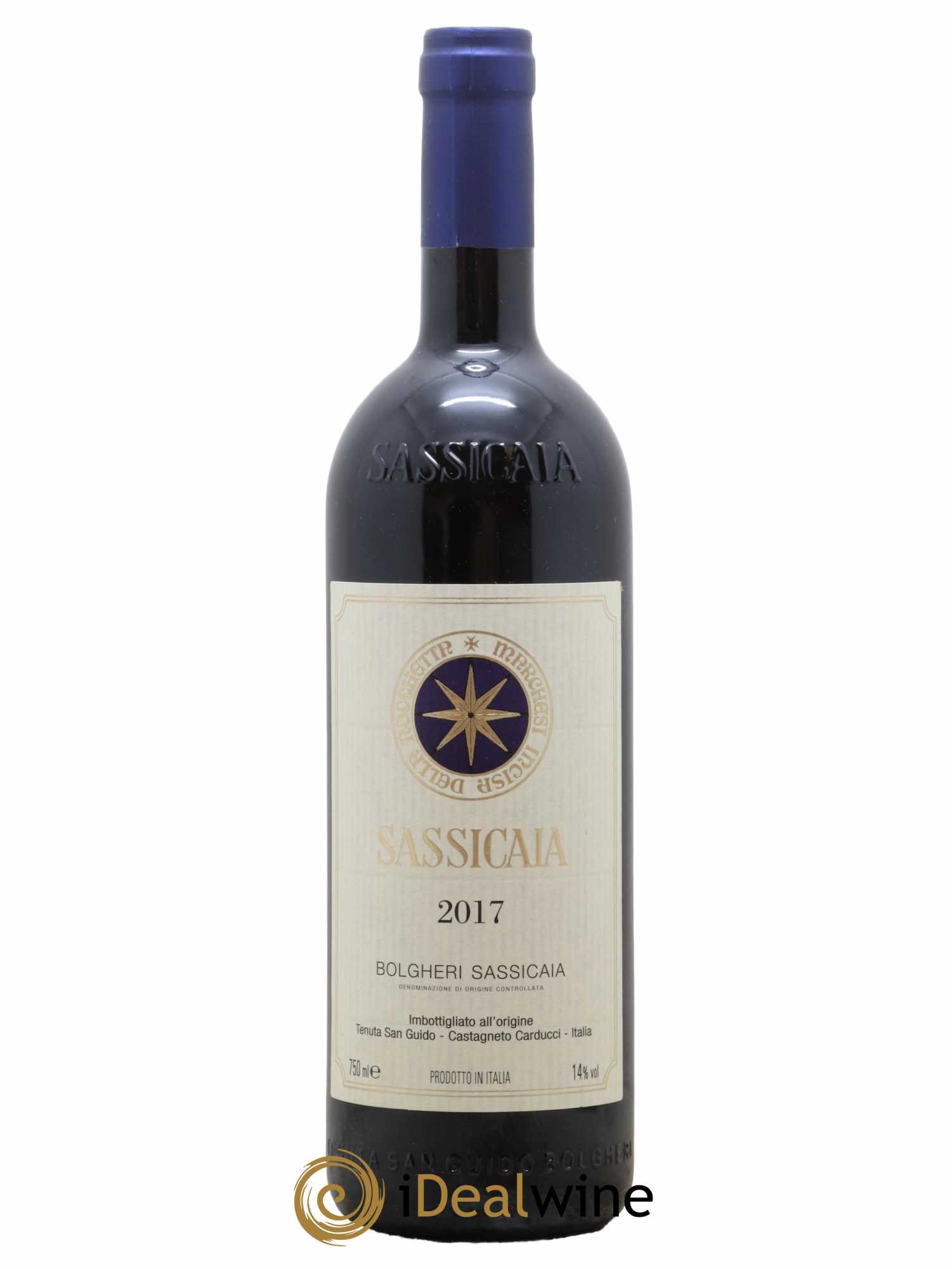 Bolgheri DOC Sassicaia Tenuta San Guido 2017 - Lot of 1 bottle - 0