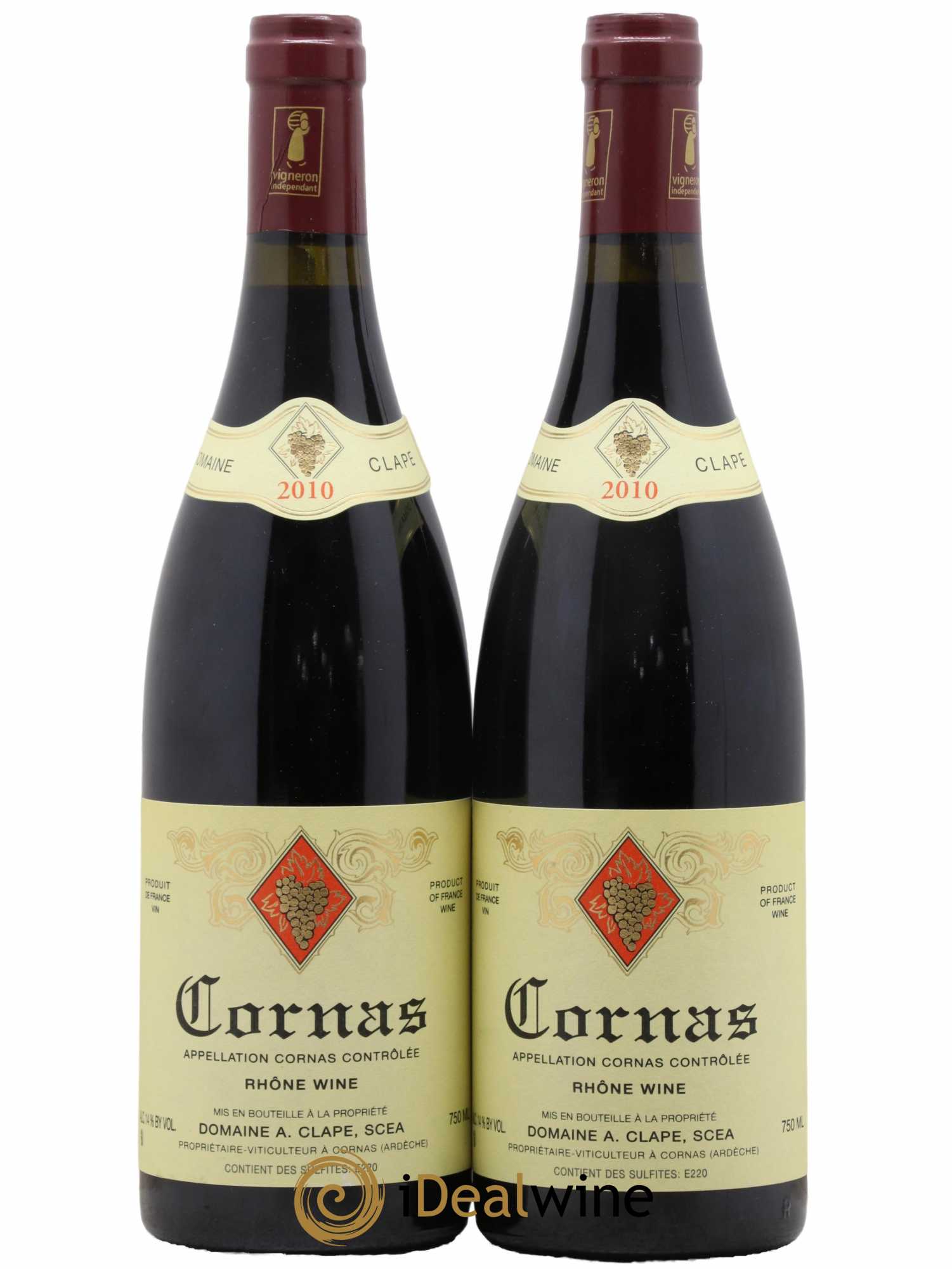 Cornas Auguste Clape 2010 - Lot de 2 bouteilles - 0
