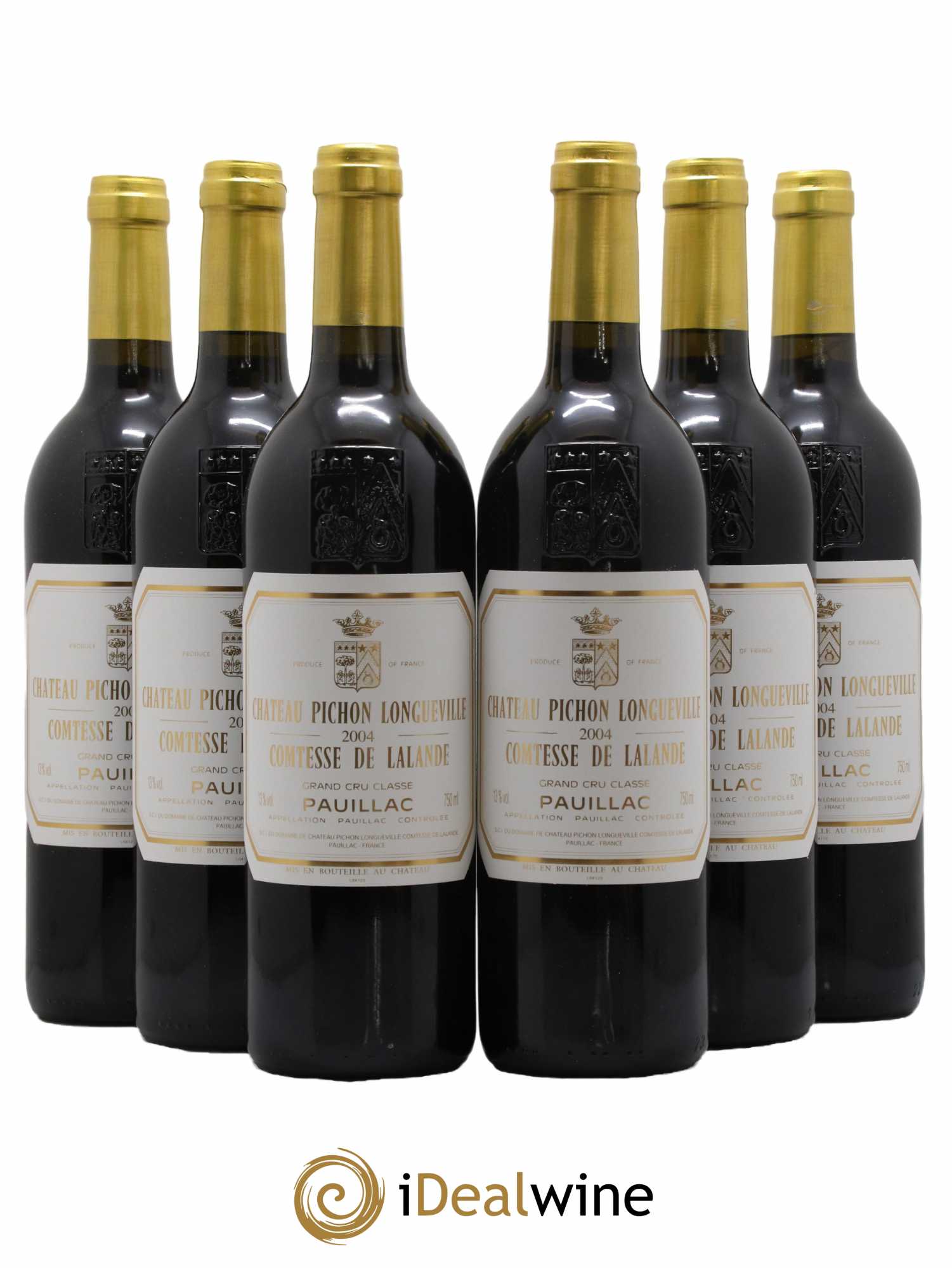 Château Pichon Longueville Comtesse de Lalande 2ème Grand Cru Classé 2004 - Lot de 6 bouteilles - 0