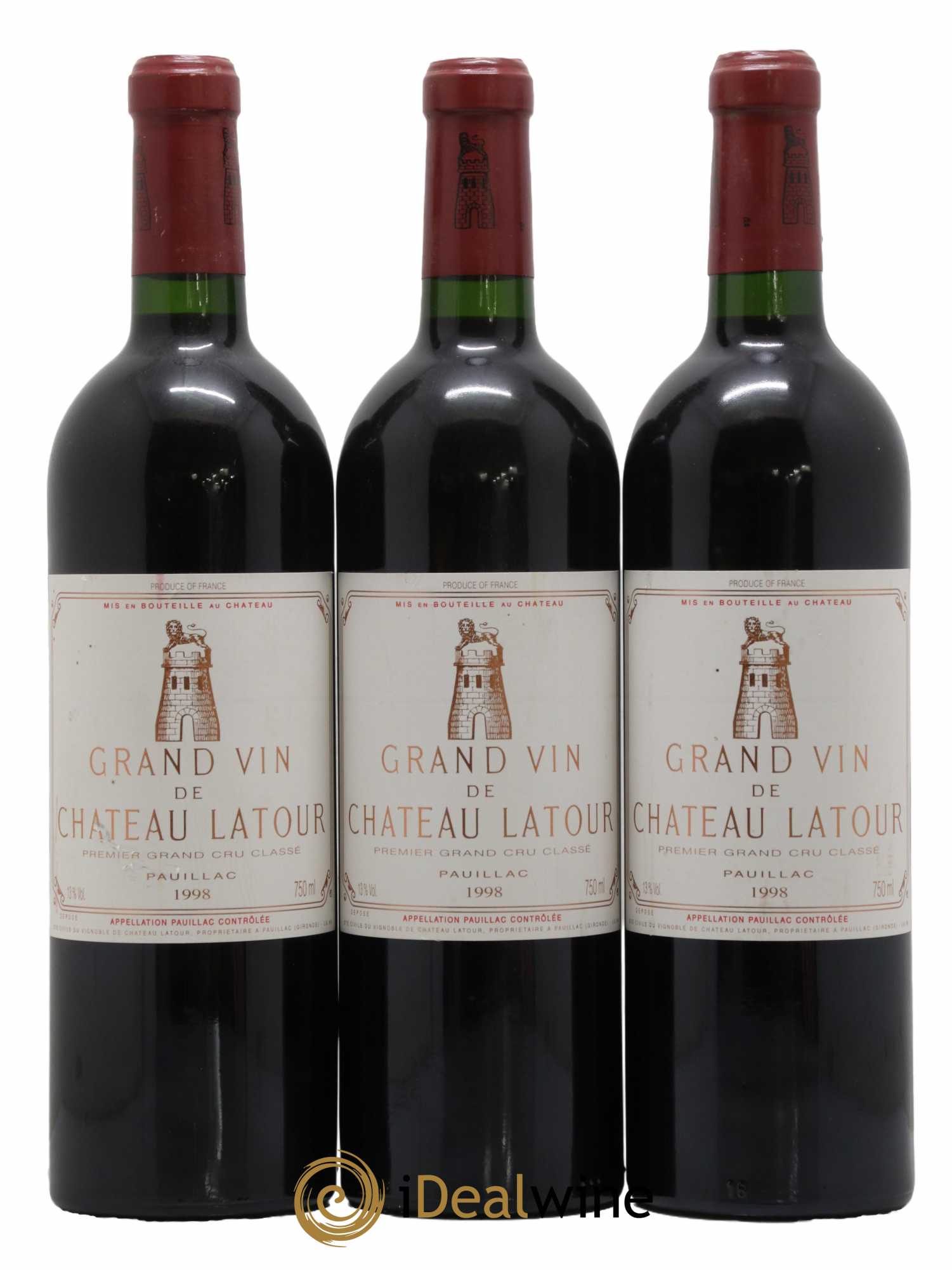 Château Latour 1er Grand Cru Classé 1998 - Lot of 6 bottles - 1