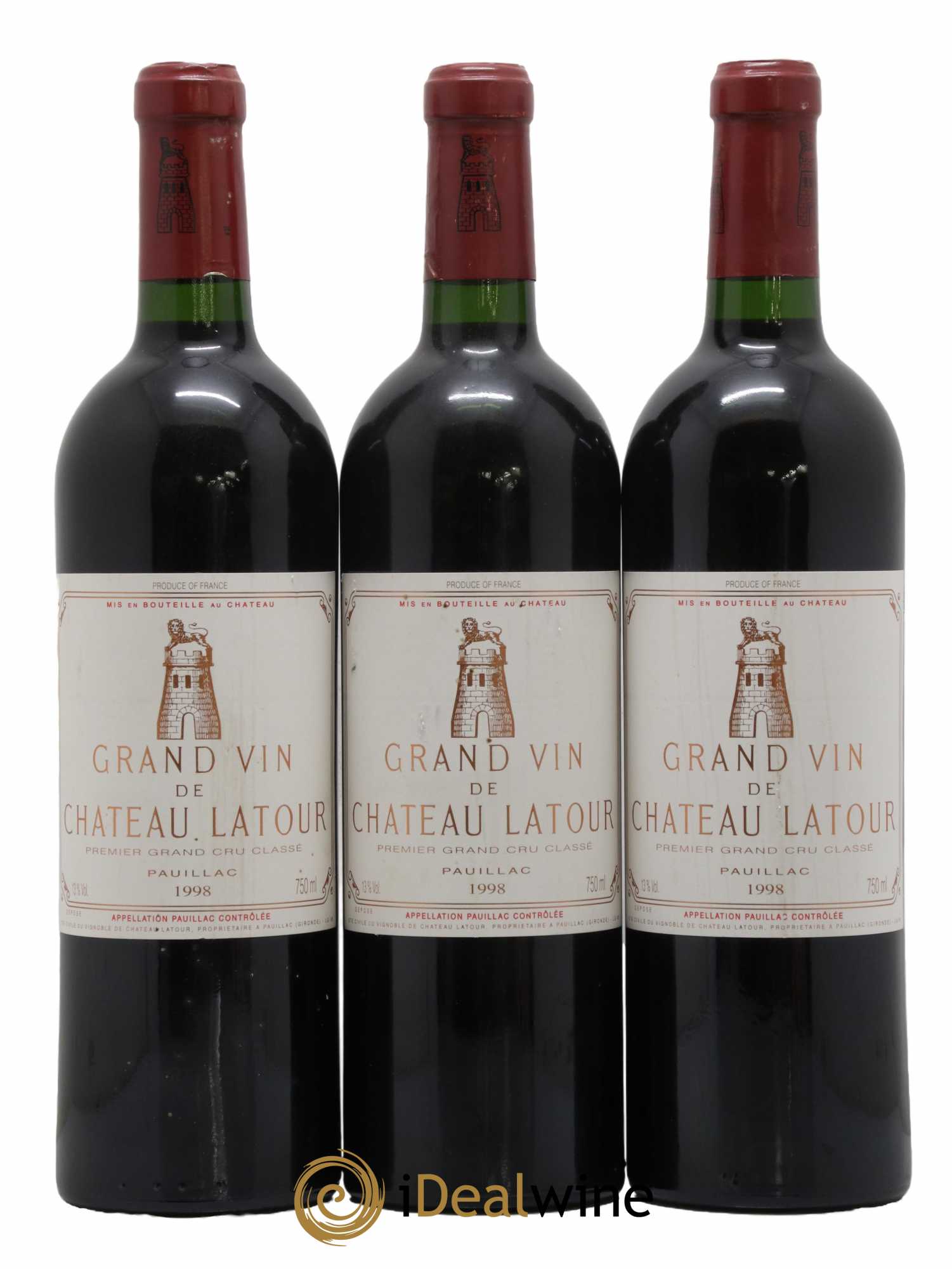 Château Latour 1er Grand Cru Classé 1998 - Lot of 6 bottles - 3