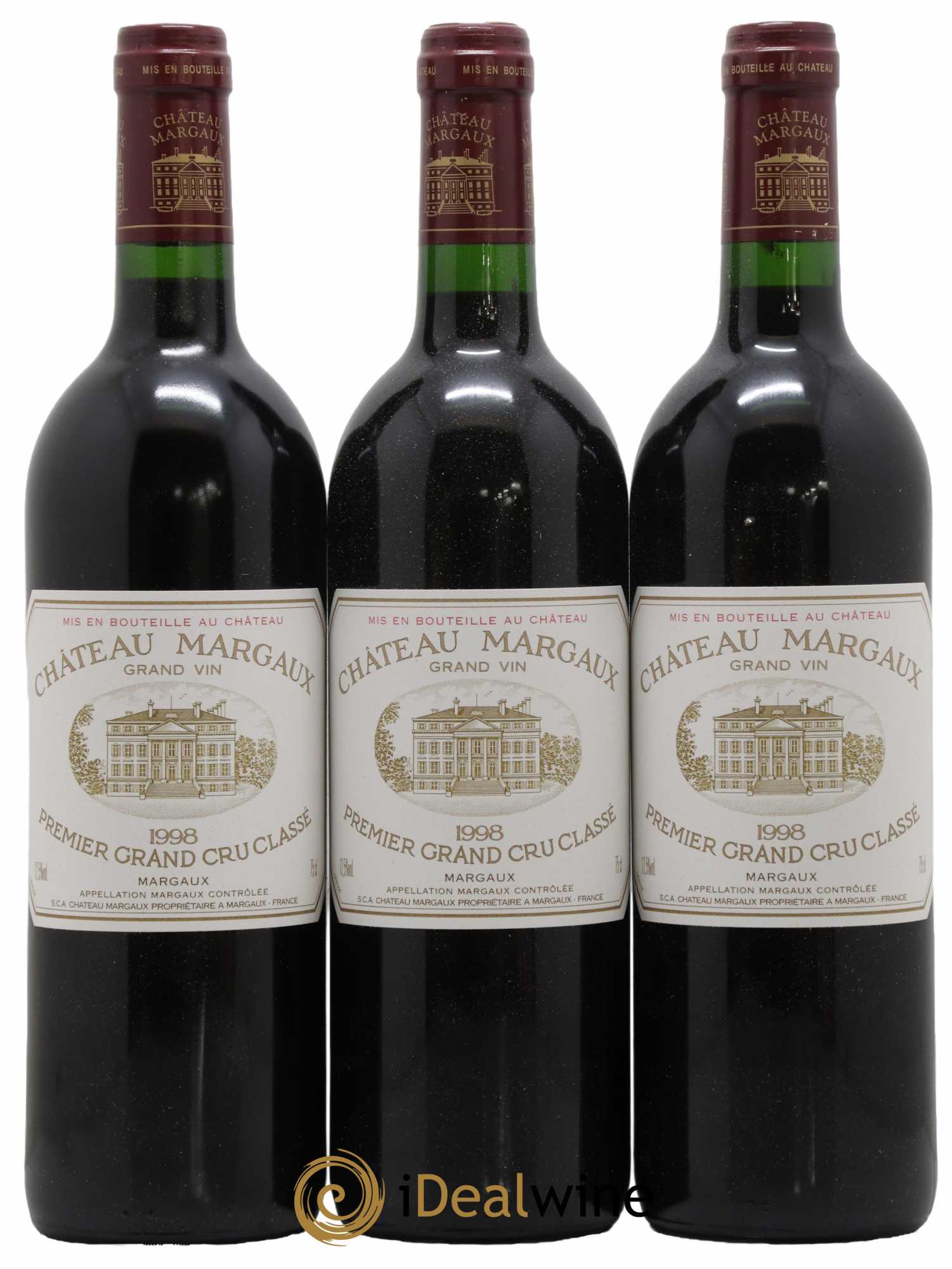 Château Margaux 1er Grand Cru Classé 1998 - Posten von 12 Flaschen - 1