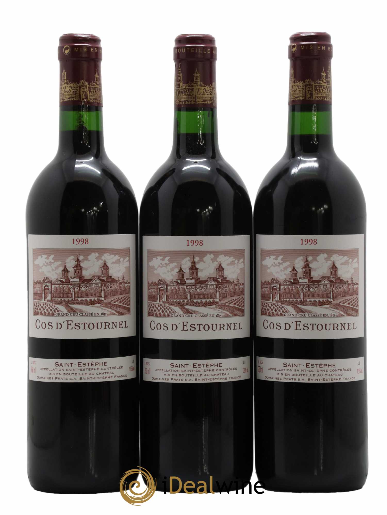 Cos d'Estournel 2ème Grand Cru Classé 1998 - Lot de 12 bouteilles - 2