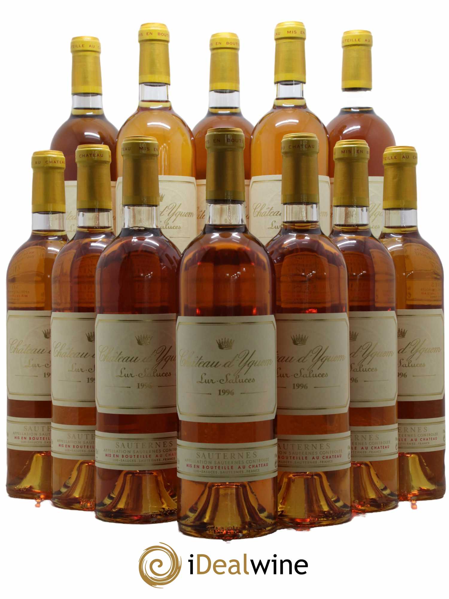 Château d' Yquem 1er Cru Classé Supérieur 1996 - Posten von 12 Flaschen - 0
