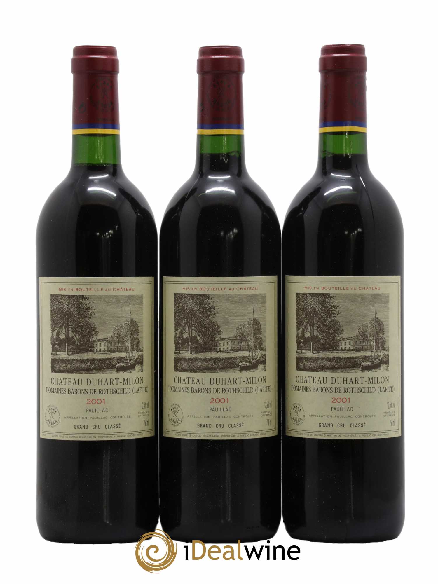 Château Duhart-Milon 4ème Grand Cru Classé 2001 - Lot de 12 bouteilles - 3