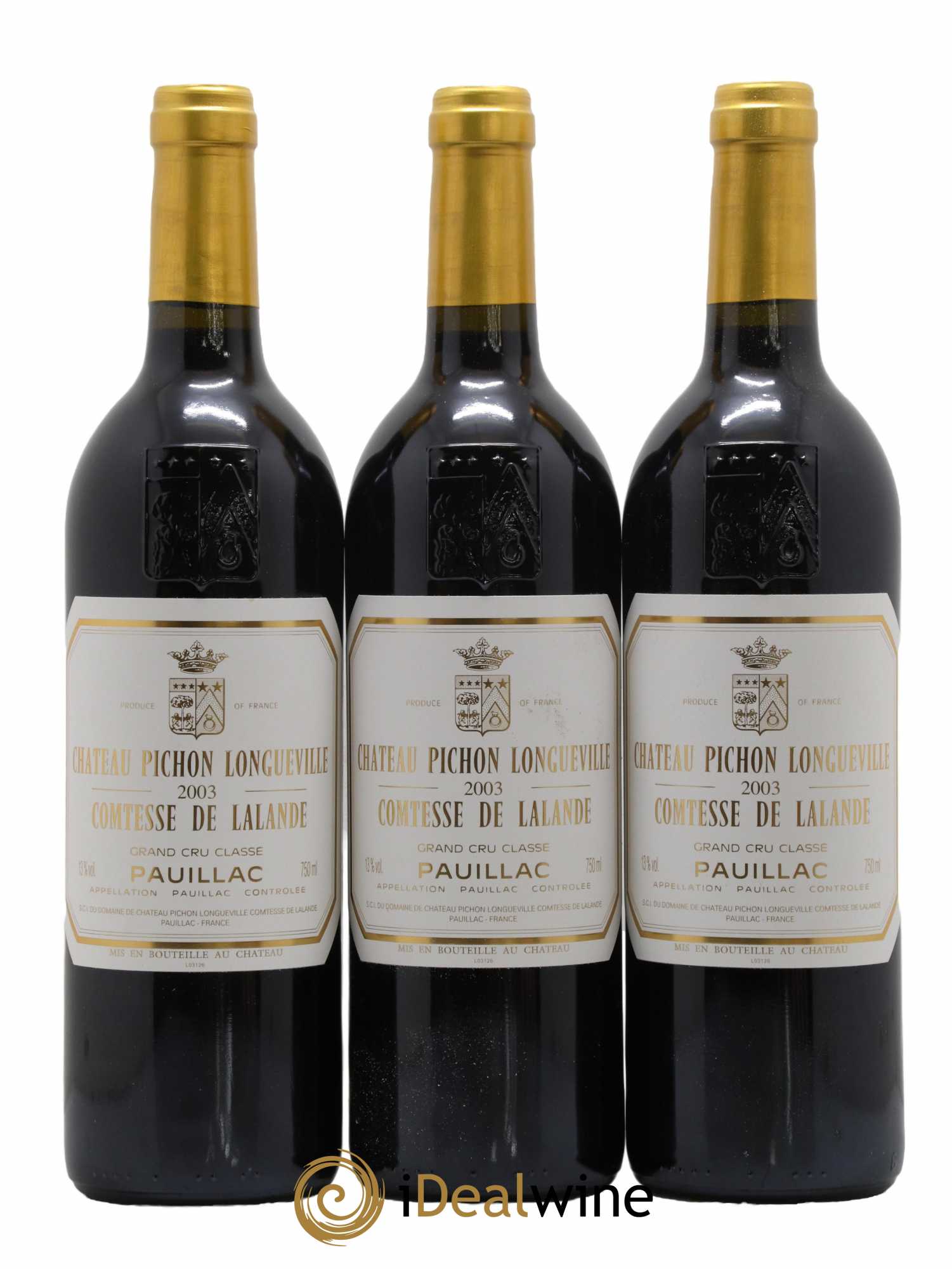 Château Pichon Longueville Comtesse de Lalande 2ème Grand Cru Classé 2003 - Lot de 12 bouteilles - 3