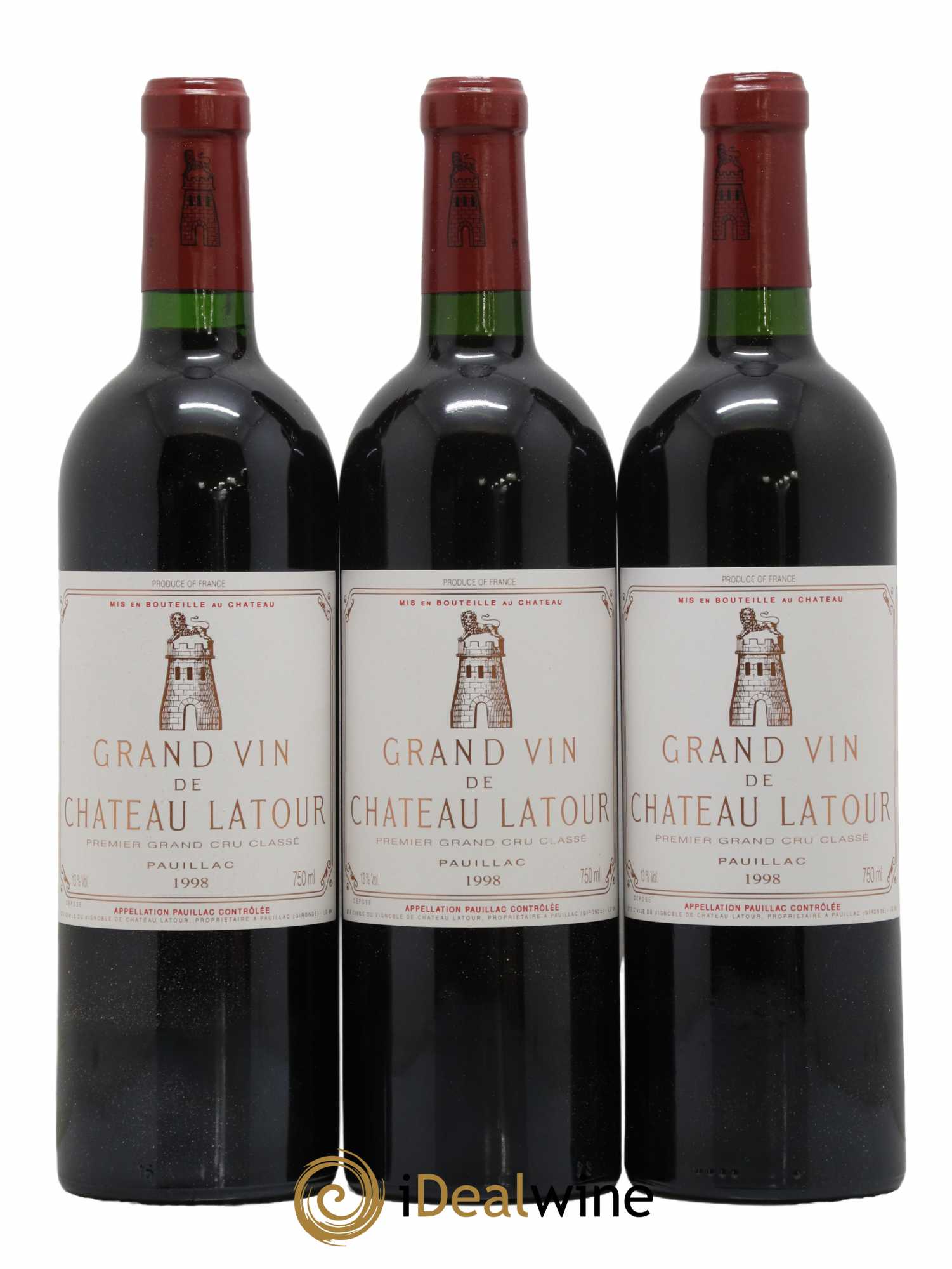 Château Latour 1er Grand Cru Classé 1998 - Lot de 6 bouteilles - 3