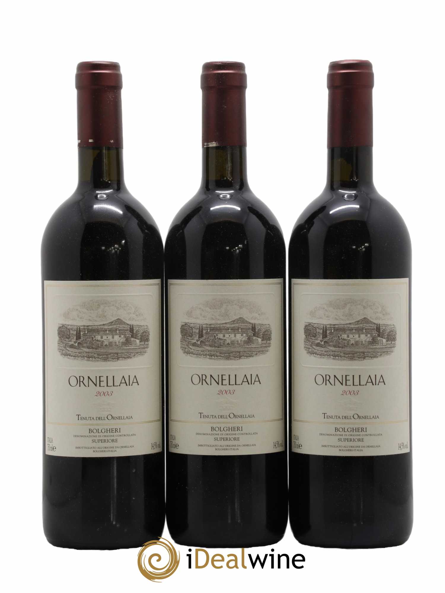 Bolgheri DOC Superiore Ornellaia Tenuta Dell'Ornellaia - Frescobaldi 2003 - Lot of 6 bottles - 1