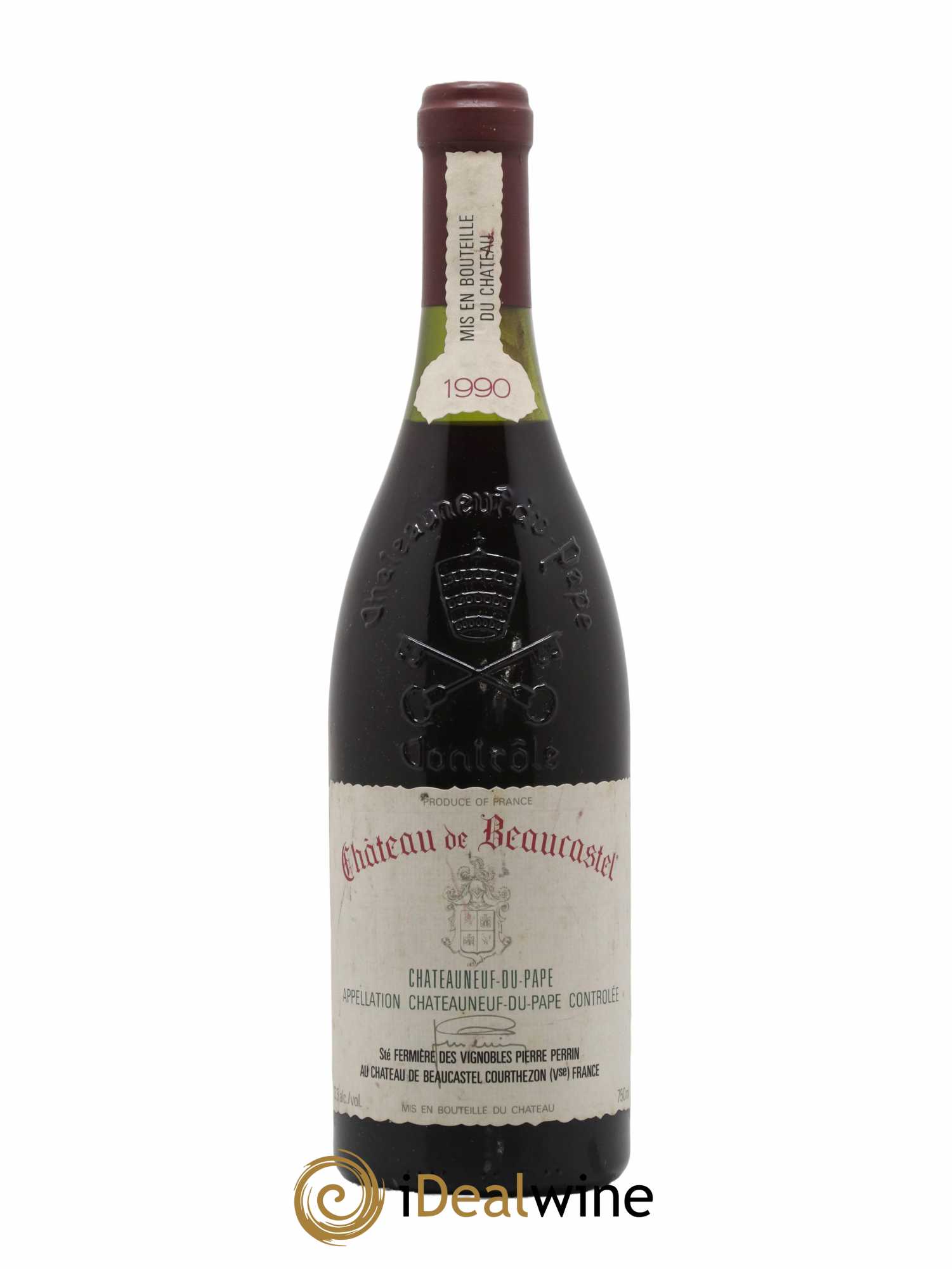 Châteauneuf-du-Pape Château de Beaucastel Famille Perrin 1990 - Lot de 1 bouteille - 0