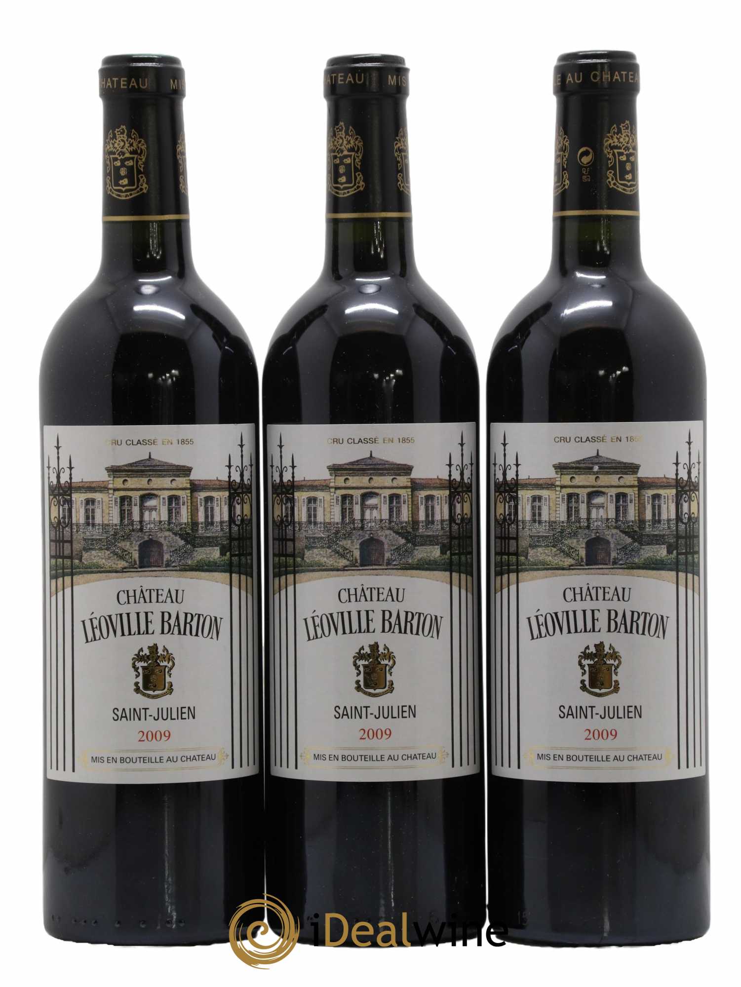 Château Léoville Barton 2ème Grand Cru Classé 2009 - Lot de 3 bouteilles - 0
