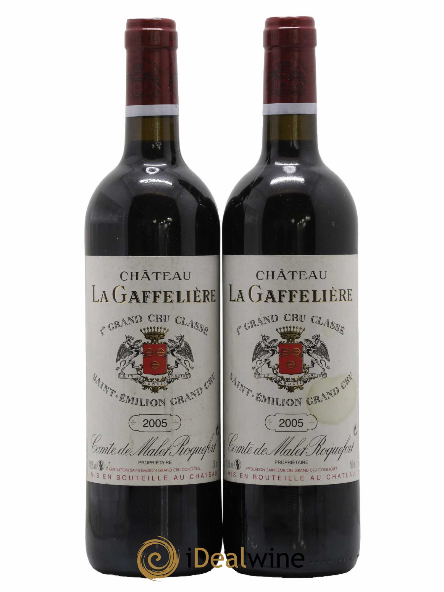 Château la Gaffelière 1er Grand Cru Classé B 2005 - Lot de 2 bouteilles - 0