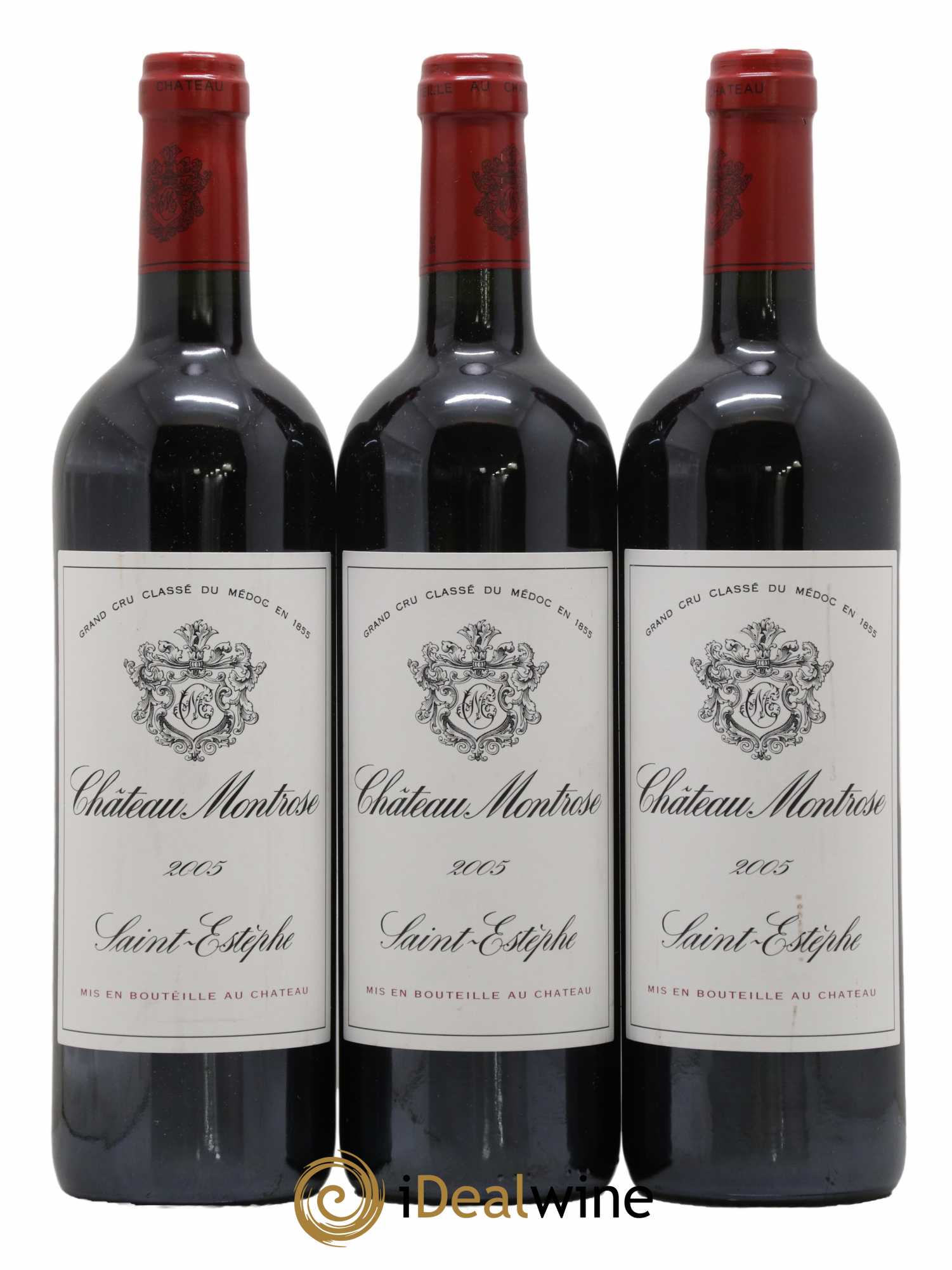 Château Montrose 2ème Grand Cru Classé 2005 - Lot de 3 bouteilles - 0