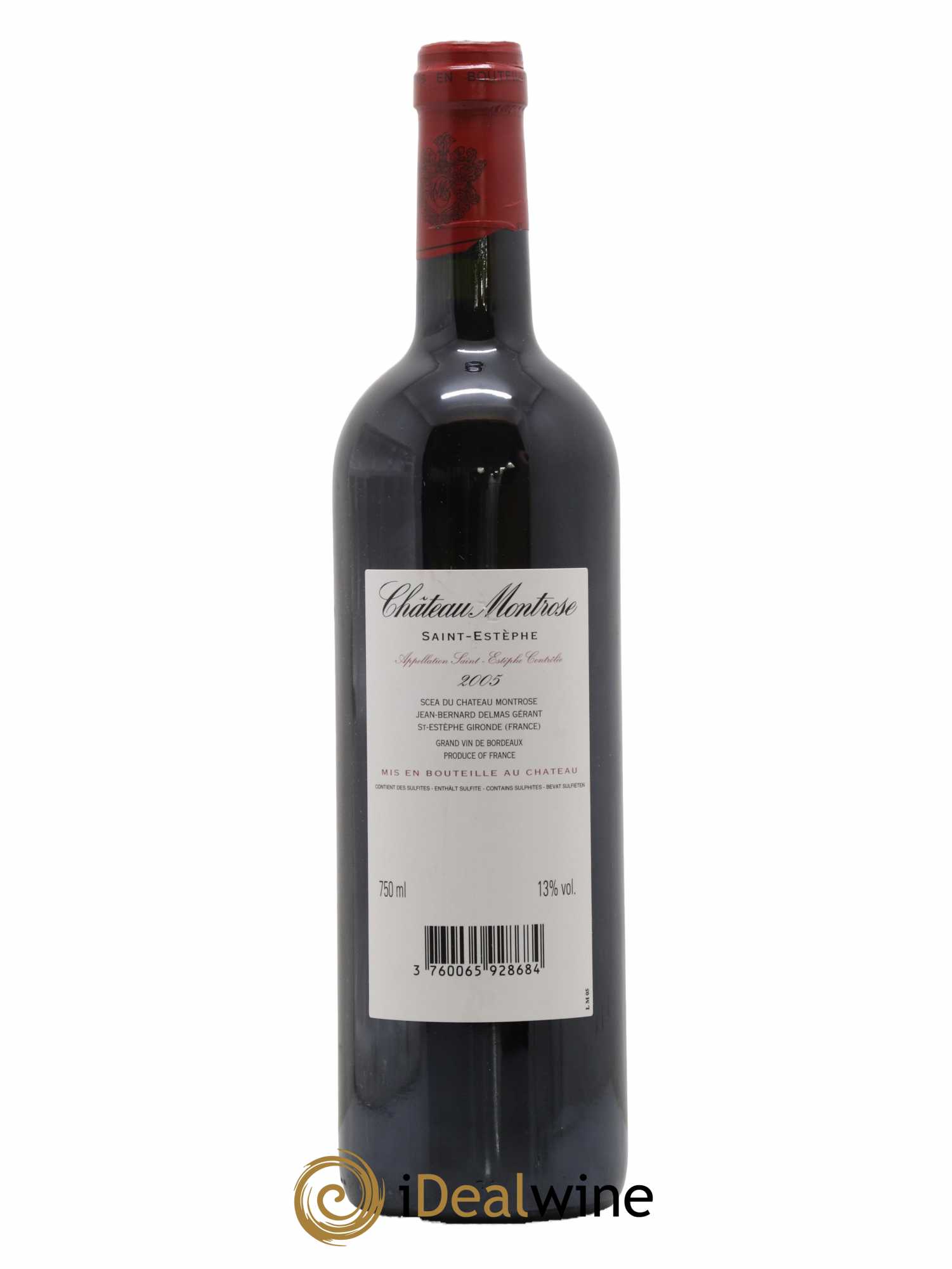 Château Montrose 2ème Grand Cru Classé 2005 - Lot de 1 bouteille - 1