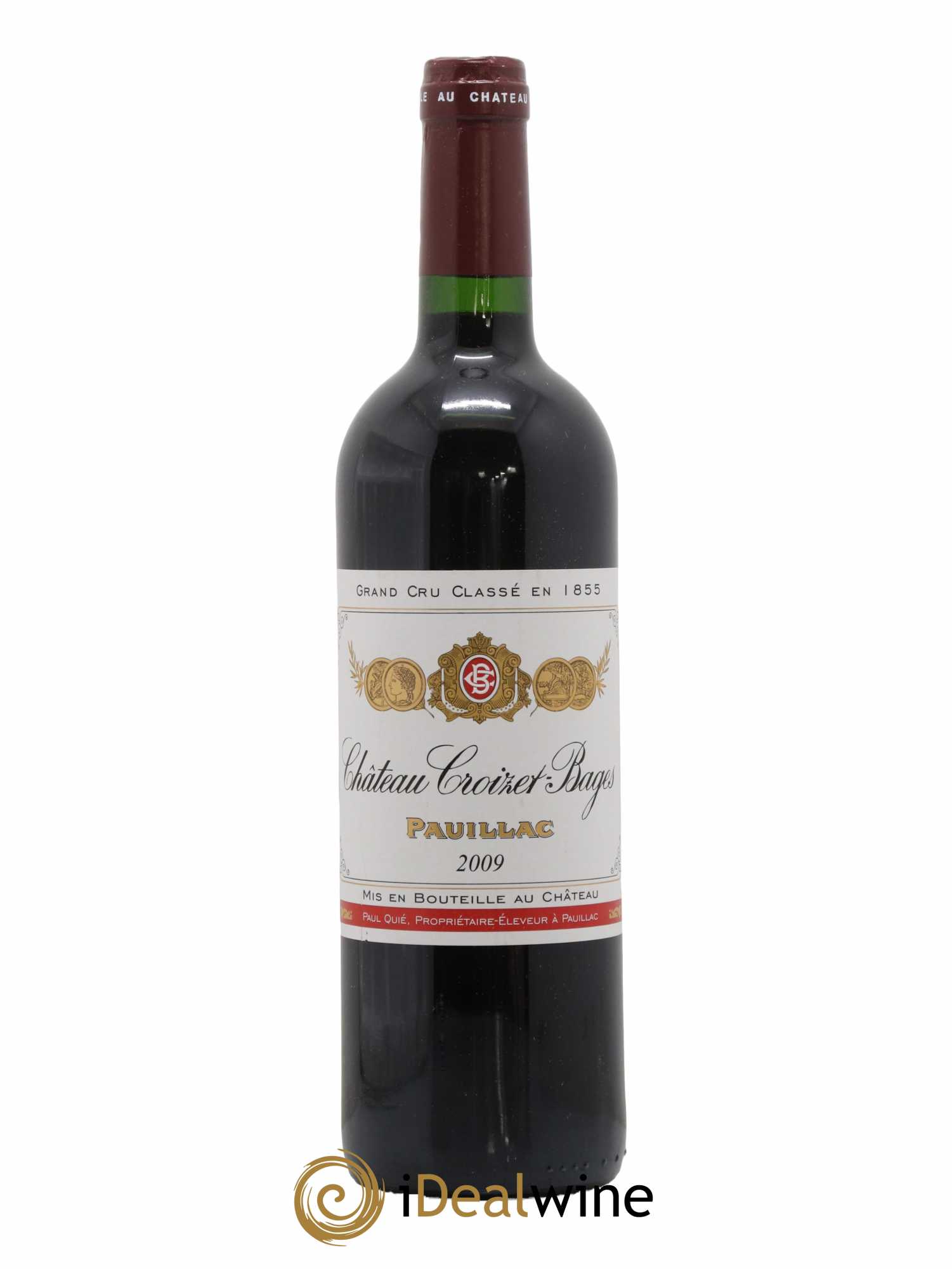 Château Croizet Bages 5ème Grand Cru Classé 2009 - Lot de 1 bouteille - 0