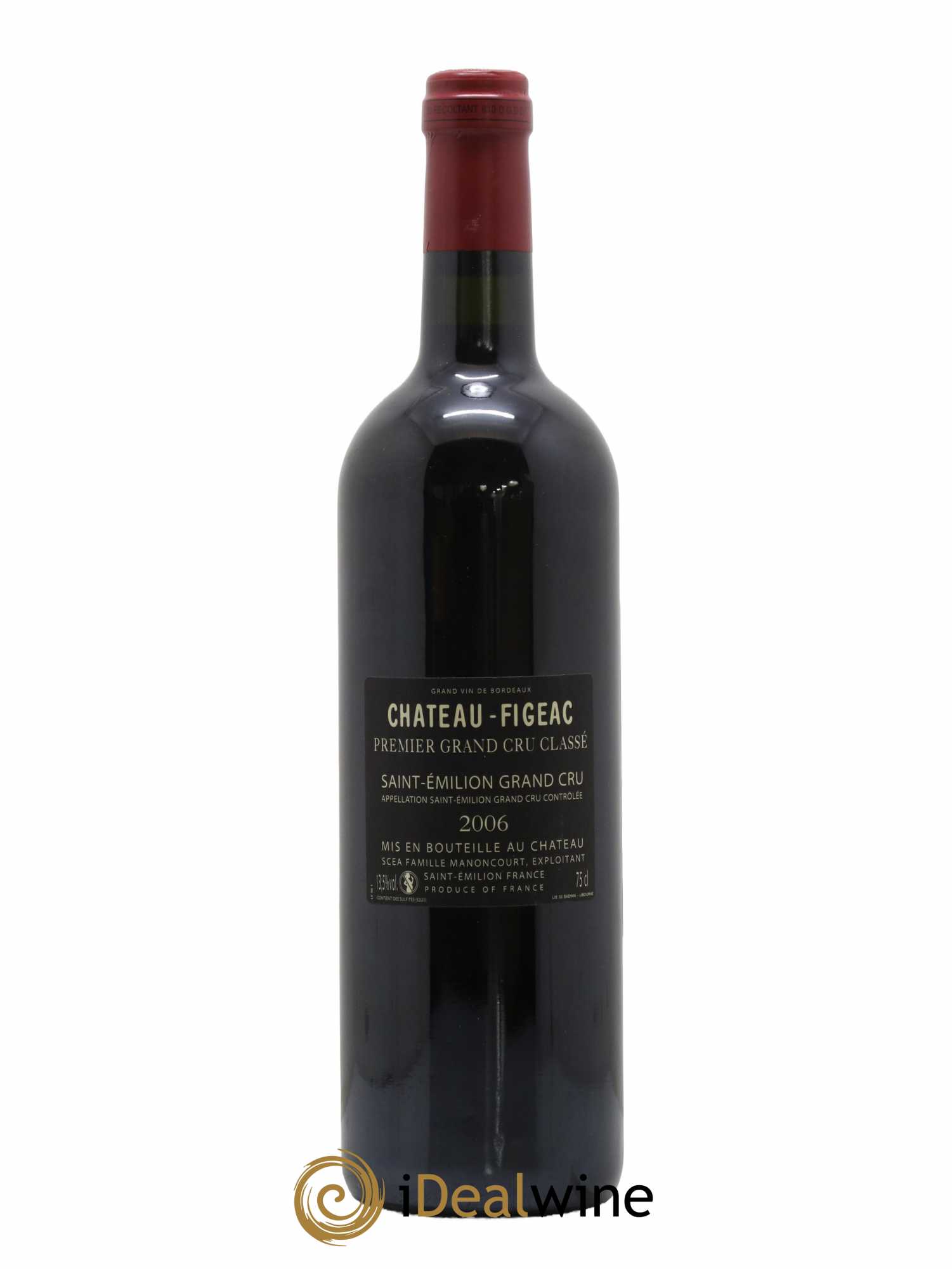 Château Figeac 1er Grand Cru Classé A 2006 - Lot of 1 bottle - 1