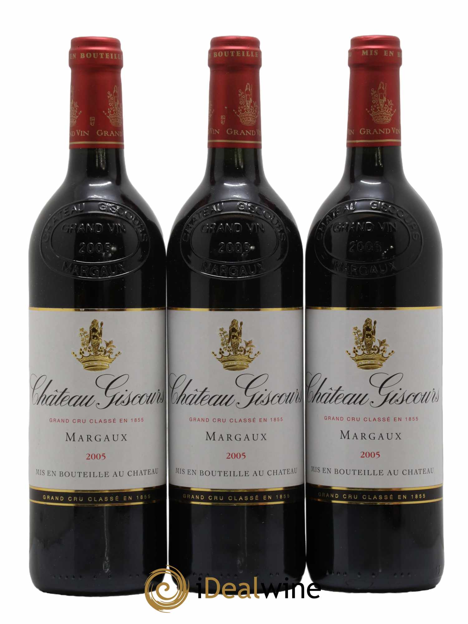Château Giscours 3ème Grand Cru Classé 2005 - Lot de 3 bouteilles - 0