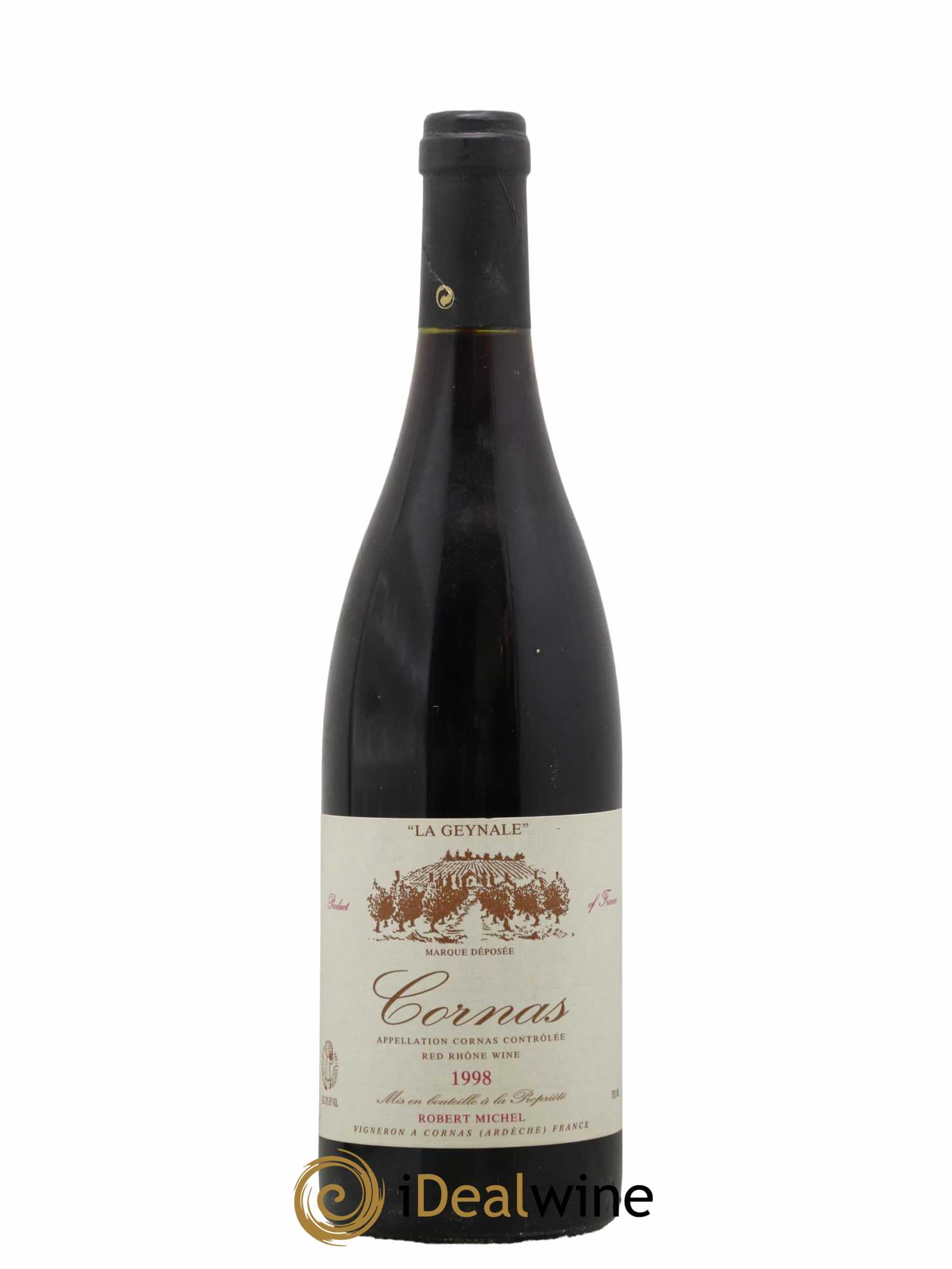 Cornas La Geynale Robert Michel 1998 - Lot de 1 bouteille - 0