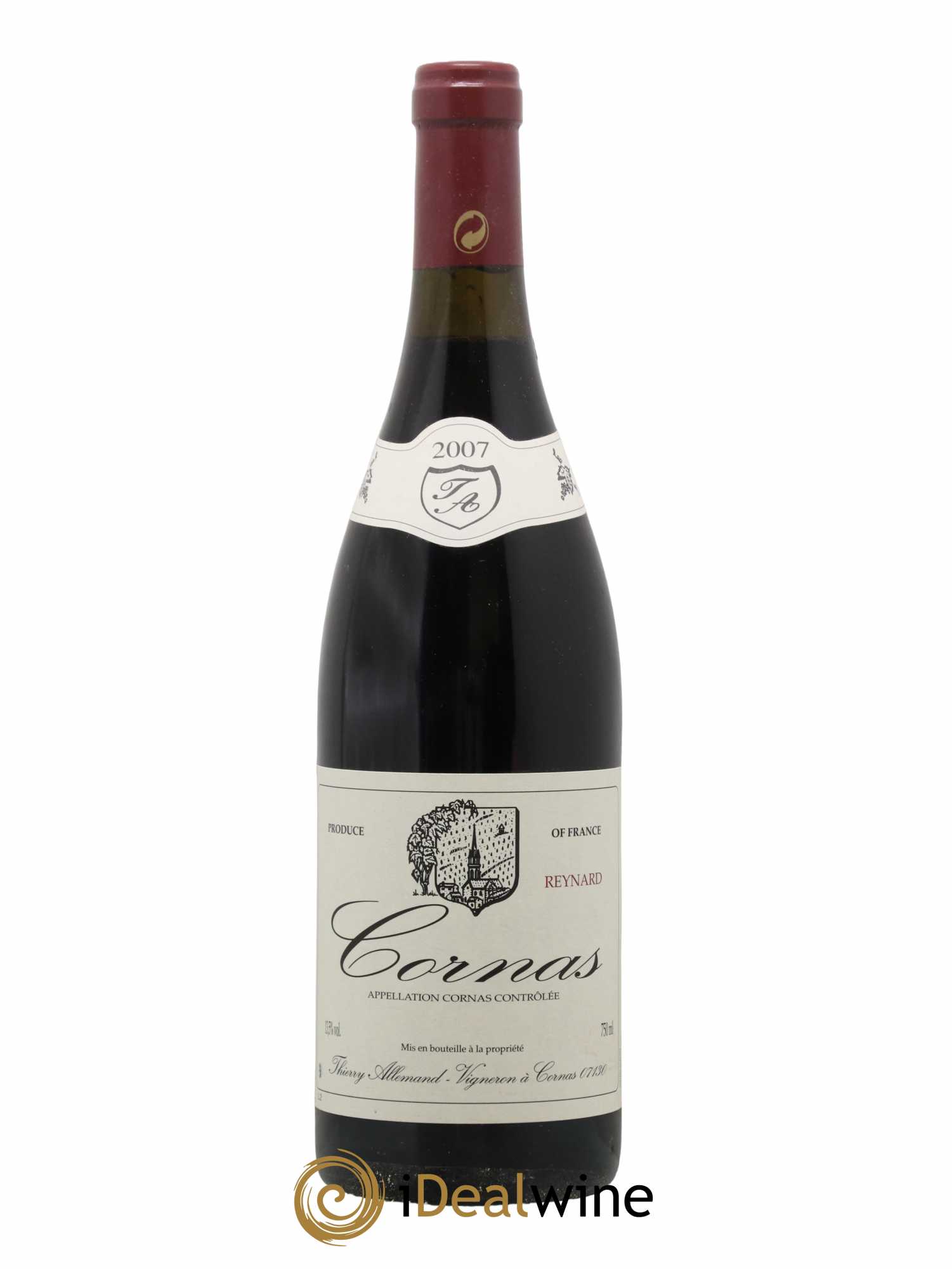 Cornas Reynard Thierry Allemand 2007 - Lot de 1 bouteille - 0