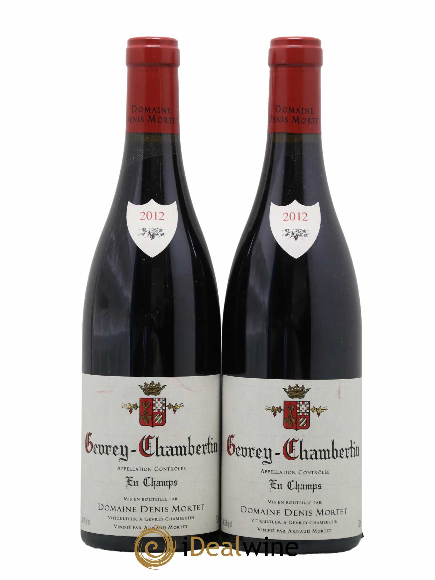 Gevrey-Chambertin En Champs Denis Mortet 2012 - Lot de 2 bouteilles - 0