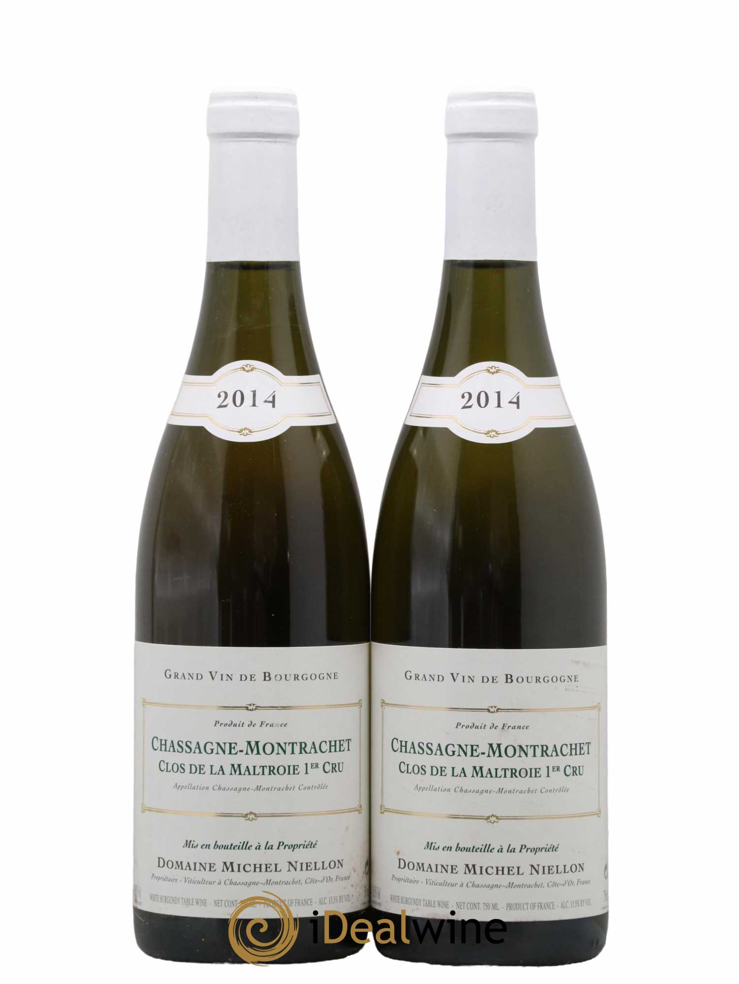 Chassagne-Montrachet 1er Cru Clos de la Maltroie Michel Niellon (Domaine) 2014 - Lot de 2 bouteilles - 0