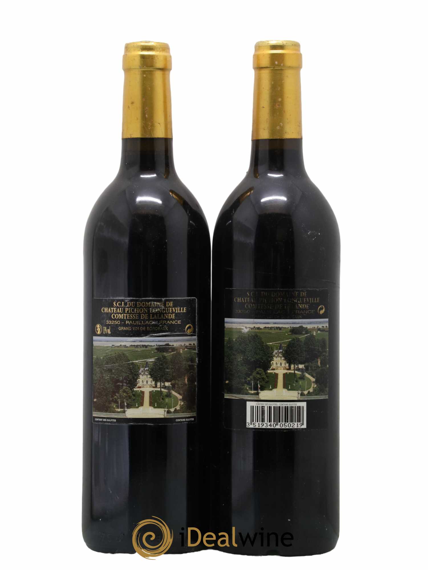 Château Pichon Longueville Comtesse de Lalande 2ème Grand Cru Classé 2005 - Lot de 2 bouteilles - 1