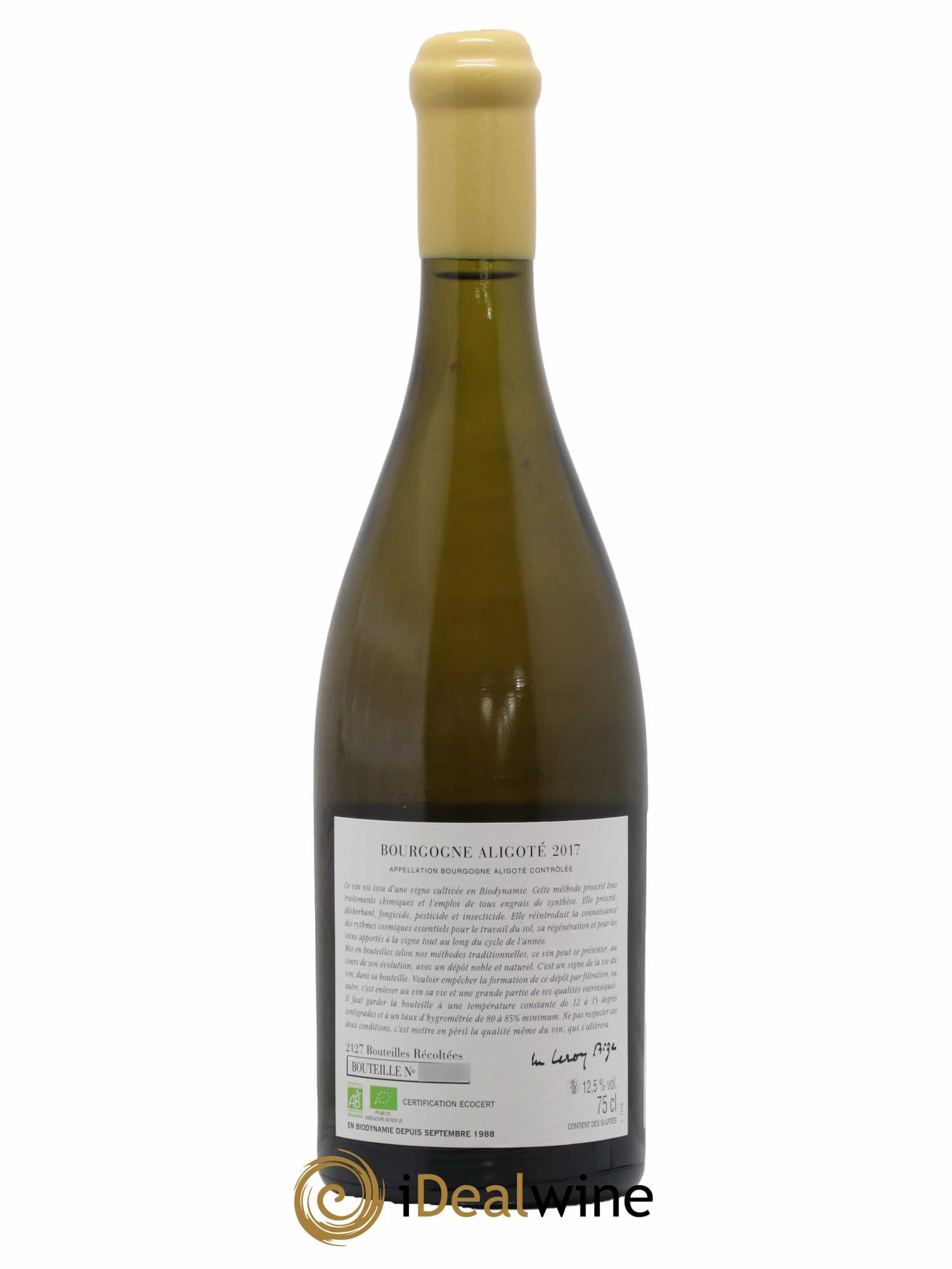 Bourgogne Aligoté Sous Chatelet d'Auvenay (Domaine) 2017 - Lot de 1 bouteille - 1