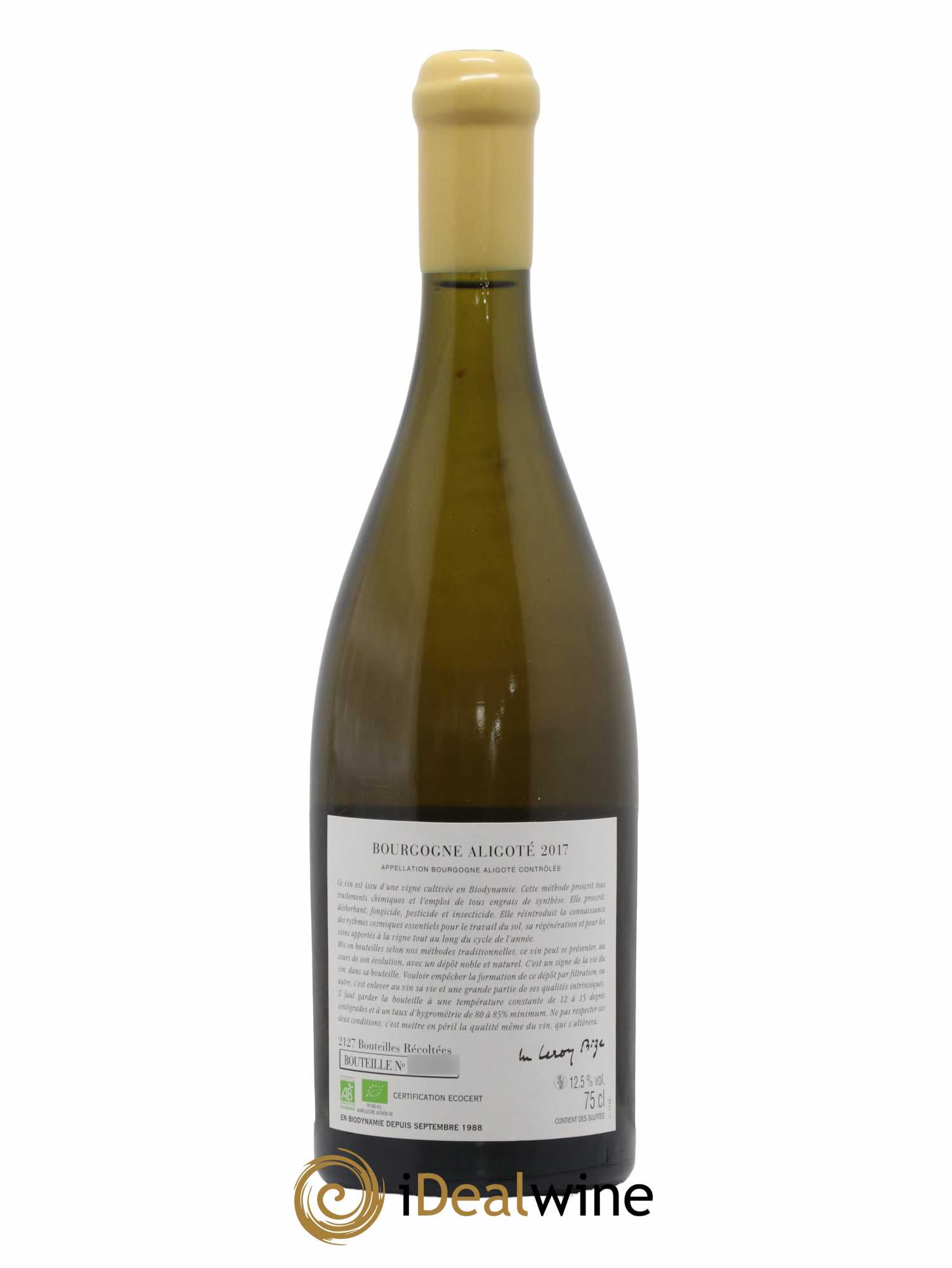 Bourgogne Aligoté Sous Chatelet d'Auvenay (Domaine) 2017 - Lot de 1 bouteille - 1