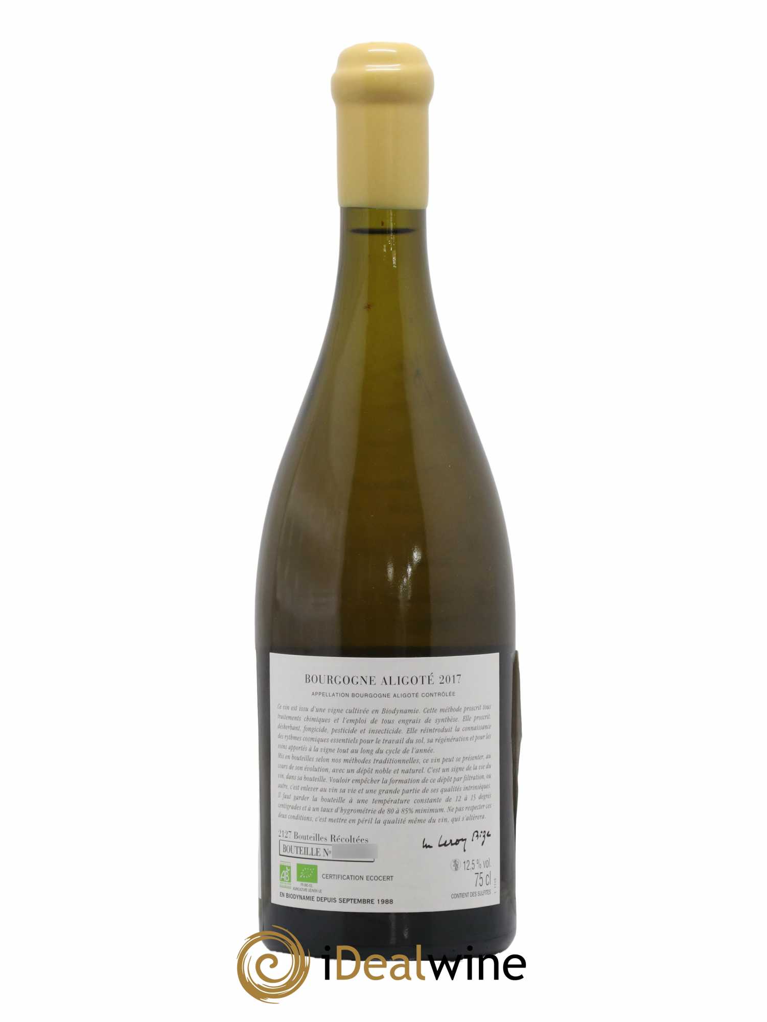 Bourgogne Aligoté Sous Chatelet d'Auvenay (Domaine) 2017 - Lot de 1 bouteille - 1